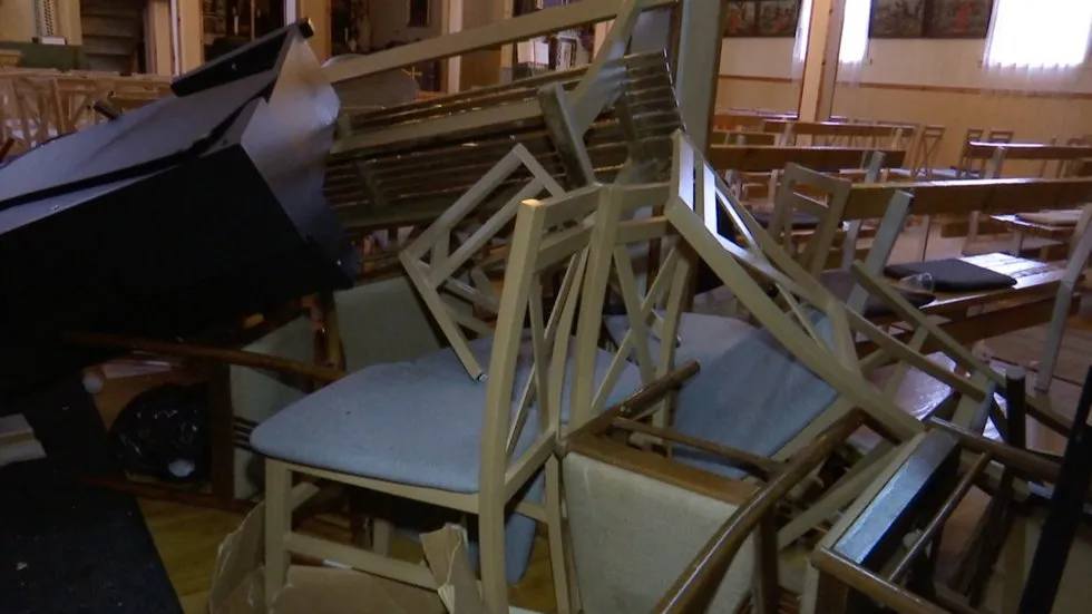 Šlienavos bažnyčia / Tv3.lt stop kadro nuotr.