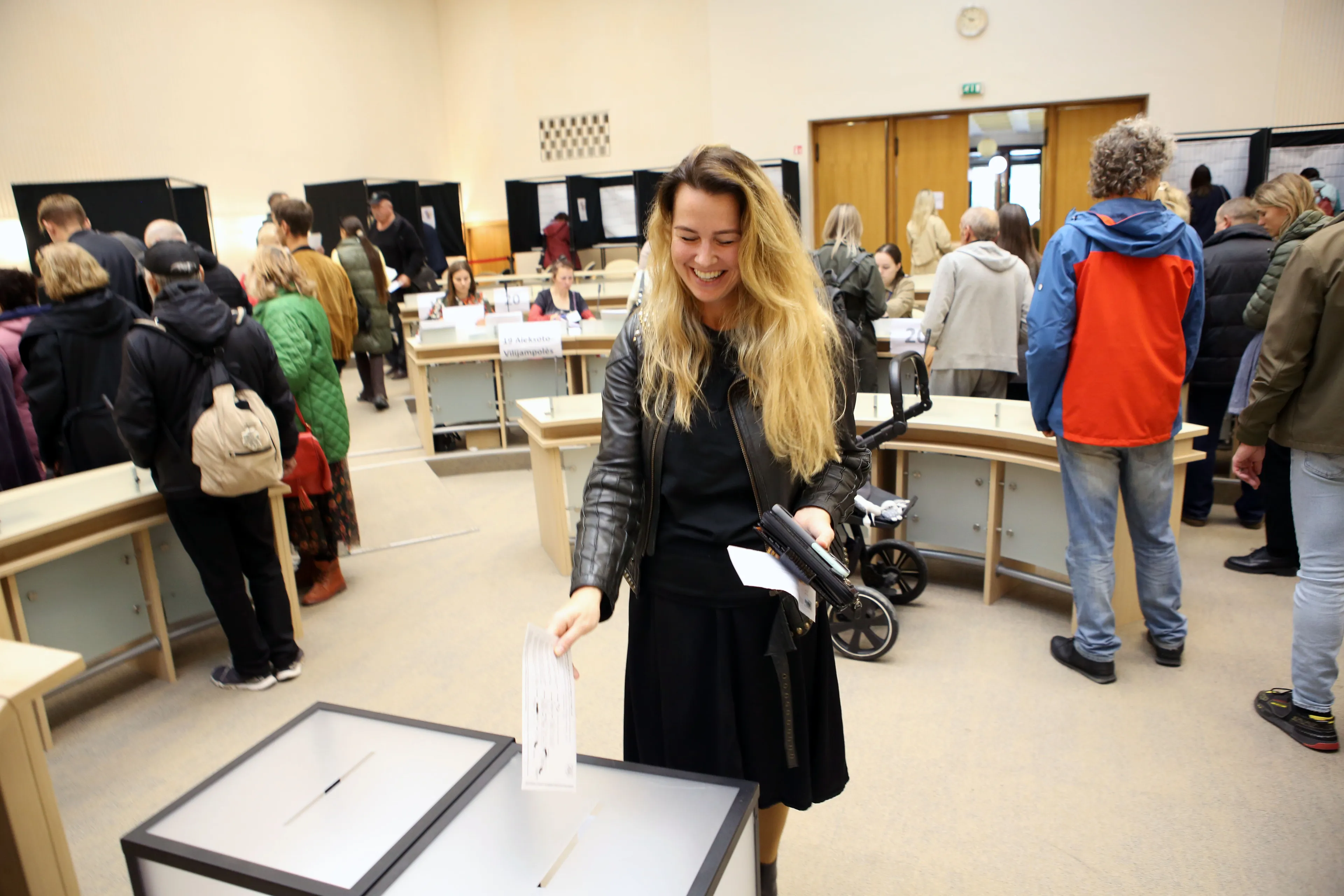 Išankstinis balsavimas Kauno miesto savivaldybėje / M. Patašiaus nuotr.
