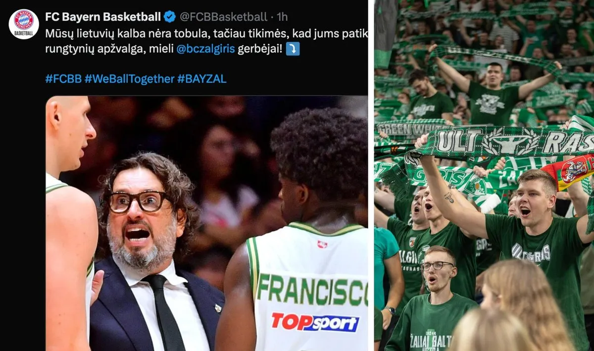 Prieš rungtynes su „Žalgiriu“ – „Bayern“ staigmena  / Delfi nuotr.