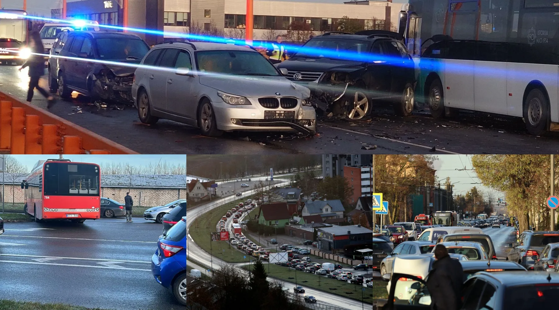 Avarijos Kaune („Kas vyksta Kaune“ fotomontažas)