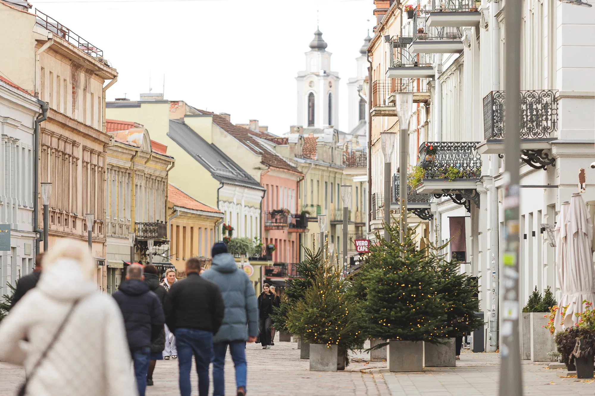 Eglutės Vilniaus gatvėje / R. Tenio nuotr.