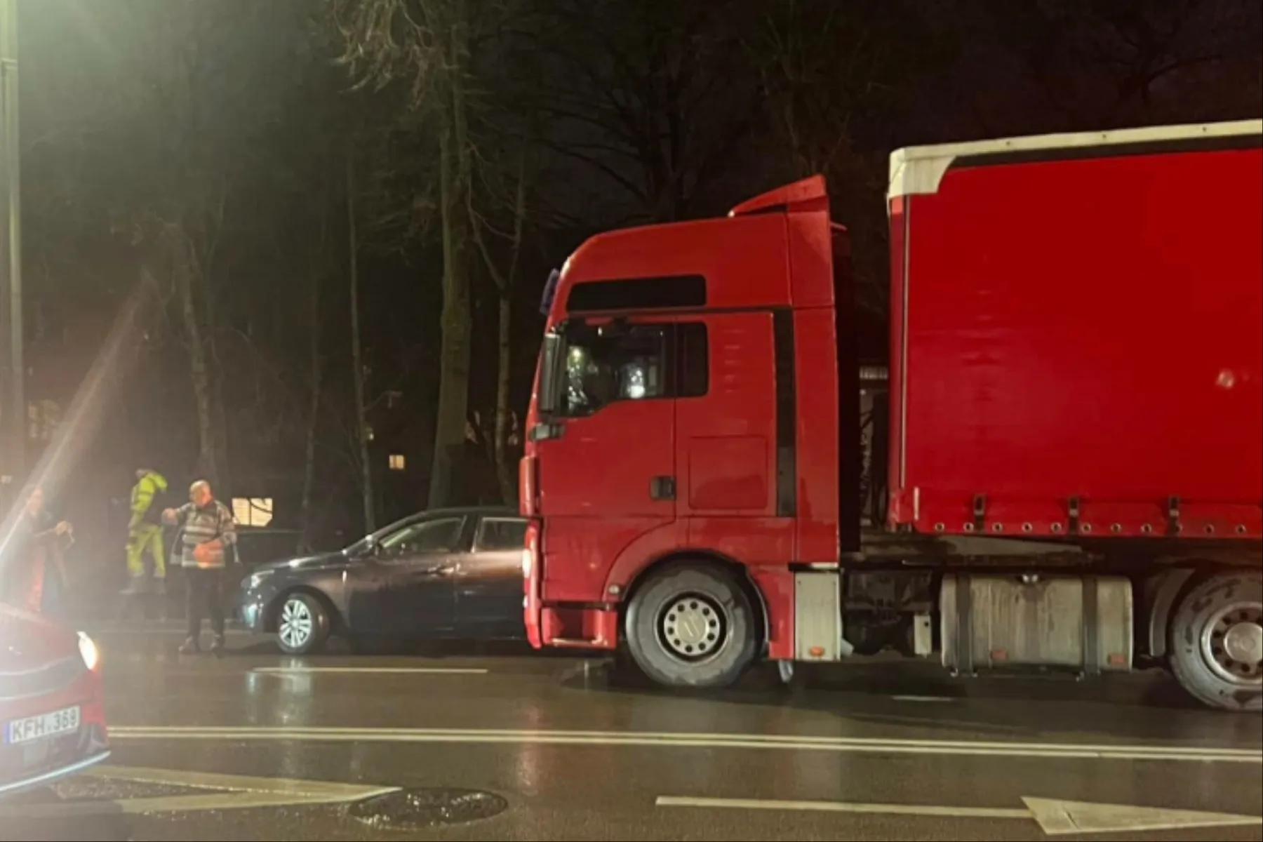 Avarija Kauno centre / Skaitytojų nuotr.