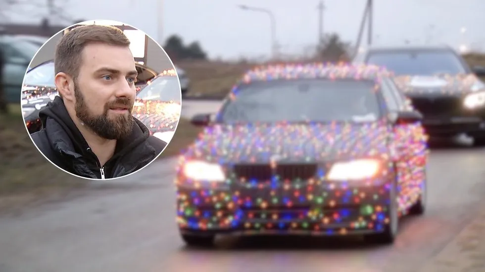 Šventinis automobilis / Tv3.lt koliažas