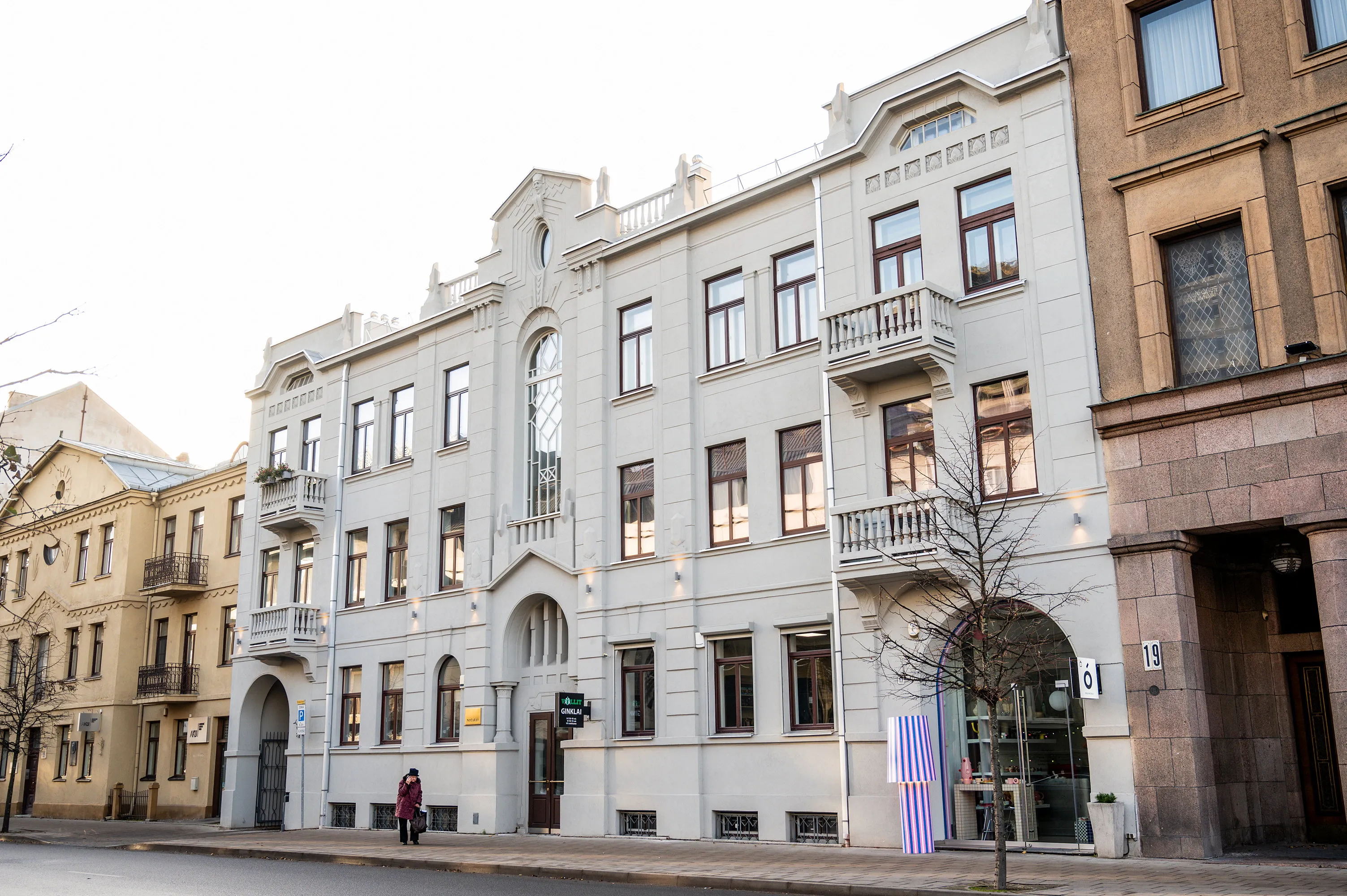 Atnaujintas pastatas A. Mickevičiaus gatvėje