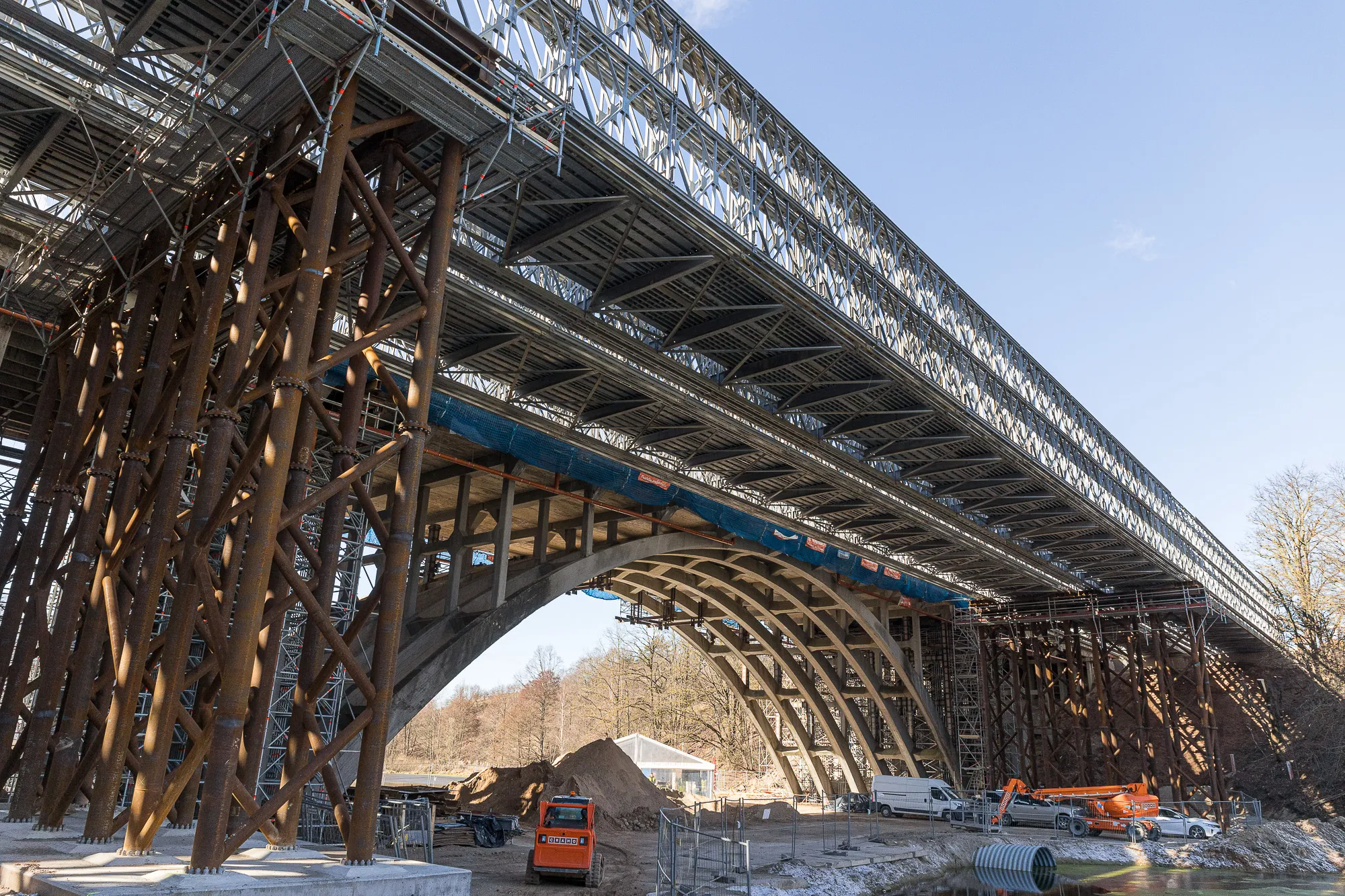 Krunos tilto rekonstrukcija / R. Tenio nuotr.