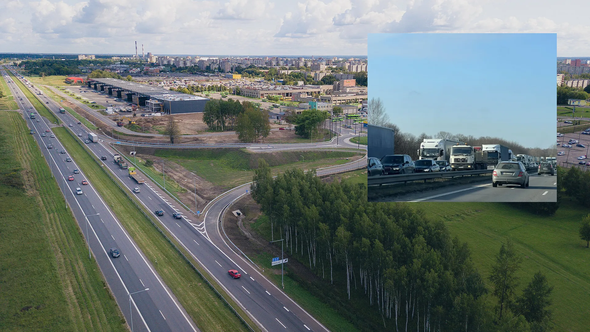 Uždaromas dar vienas  išvažiavimas iš Kauno į magistralę / Skaitytojų nuotr.