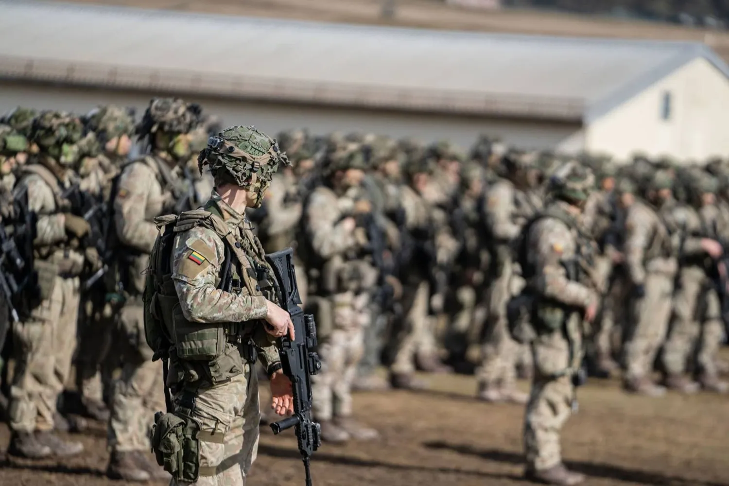 Tarptautinės pratybos „Allied Spirit 2025“ / Lietuvos kariuomenės nuotr.