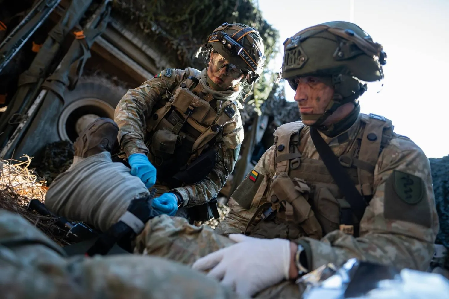 Tarptautinės pratybos „Allied Spirit 2025“ / Lietuvos kariuomenės nuotr.