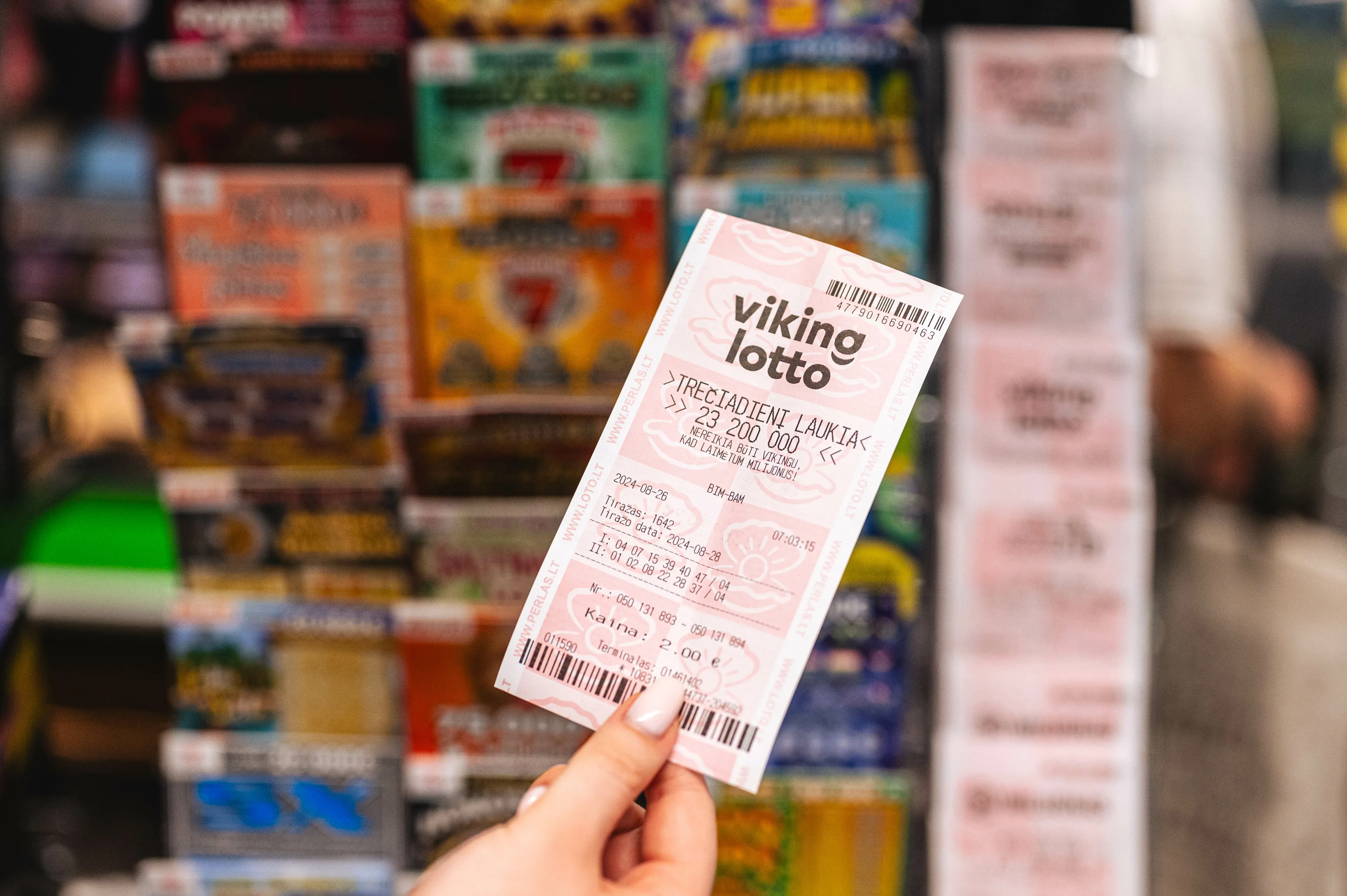 „Vikinglotto“, loterija, loterijos bilietas