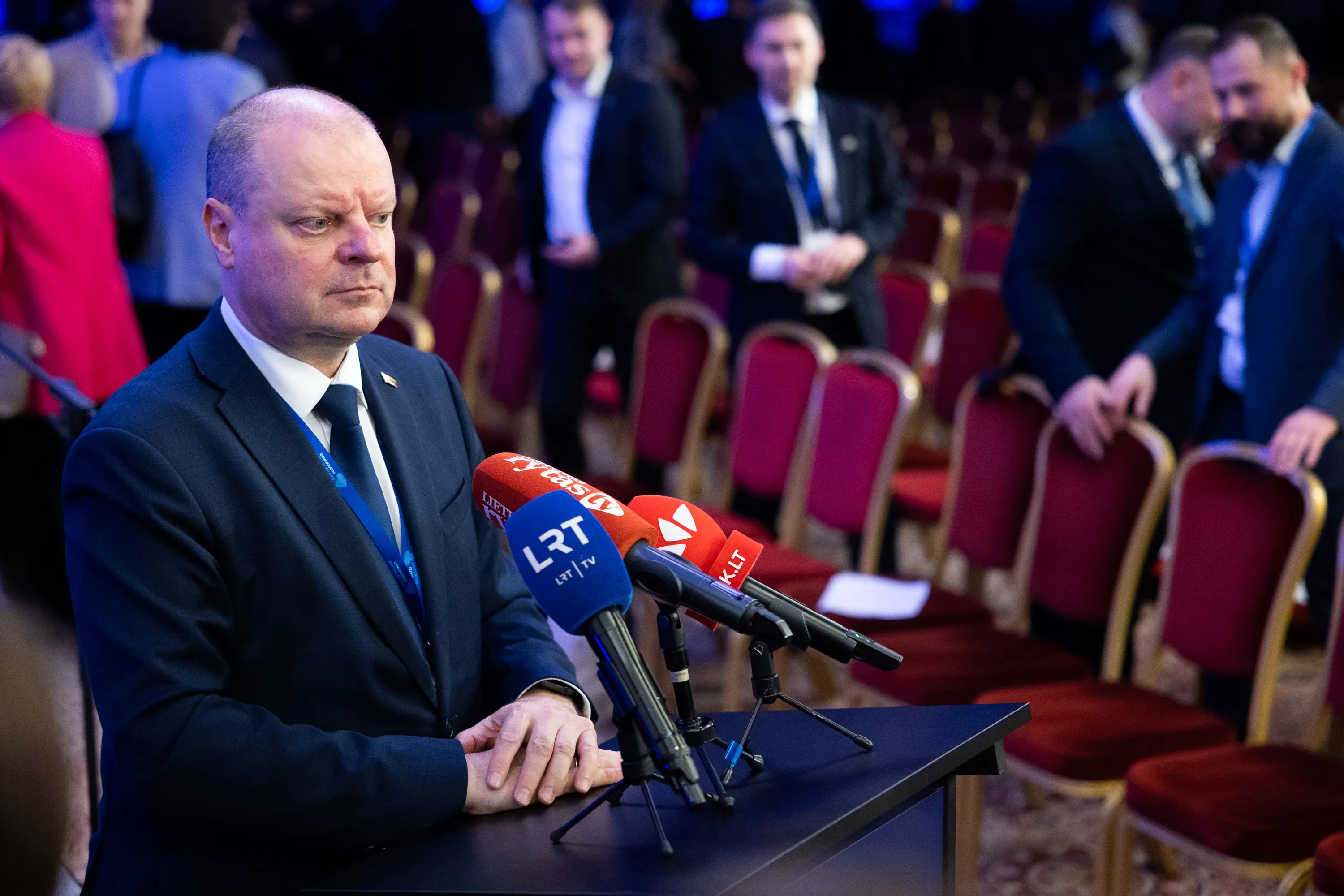 Saulius Skvernelis. Demokratų sąjungos „Vardan Lietuvos“ suvažiavimas / E. Rauluševičiaus / ELTA nuotr.
