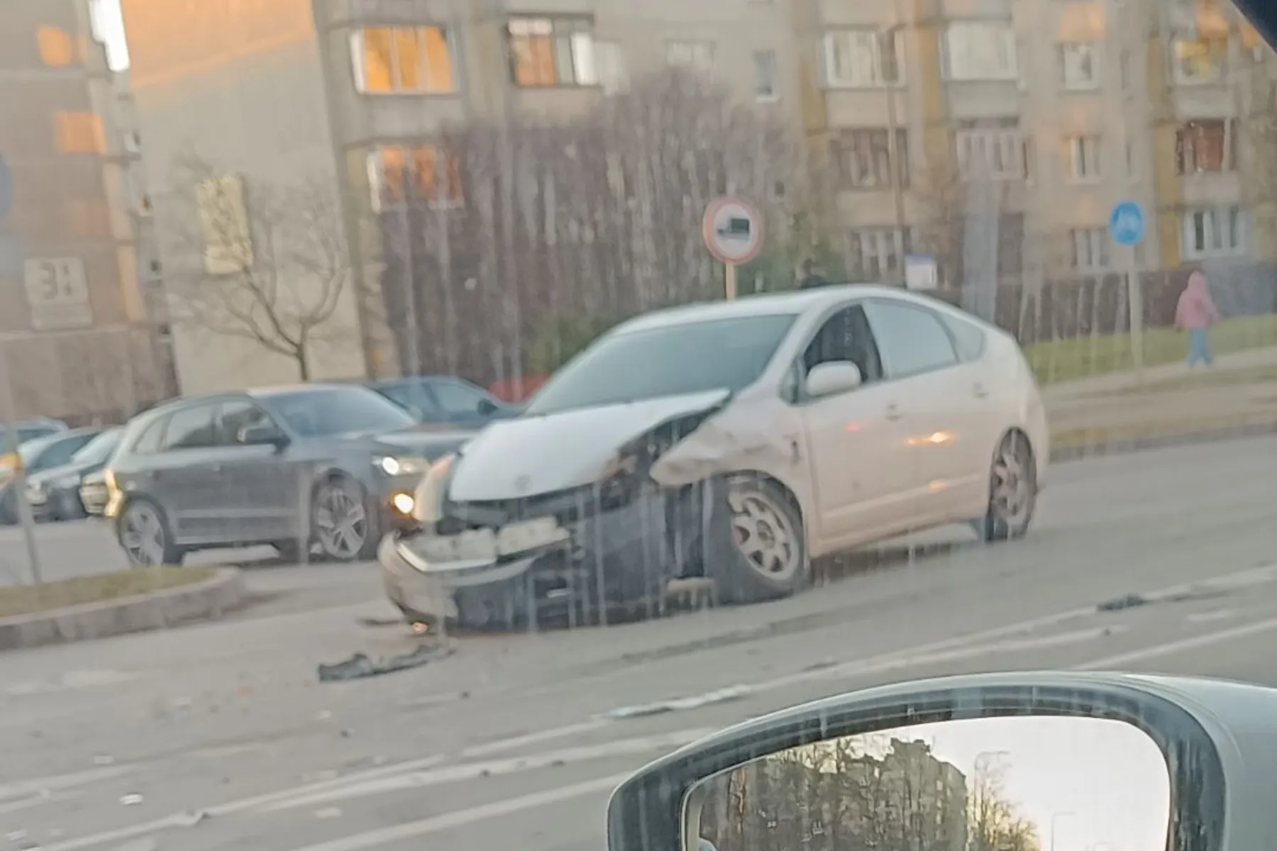 Avarija Jotvingių-Šarkuvos g. sankryžoje