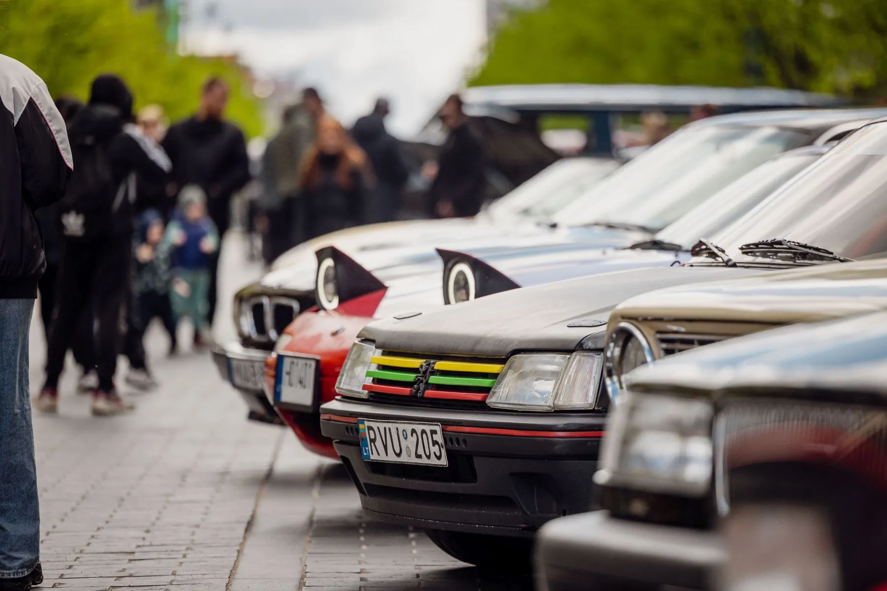 Protestas prieš siūlymą ilginti istorinių automobilių amžių / S. Lisausko, BNS nuotr.
