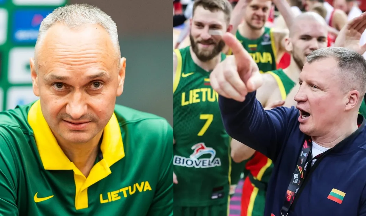 Mindaugas Balčiūnas ir Tomas Pačėsas / FIBA nuotr.
