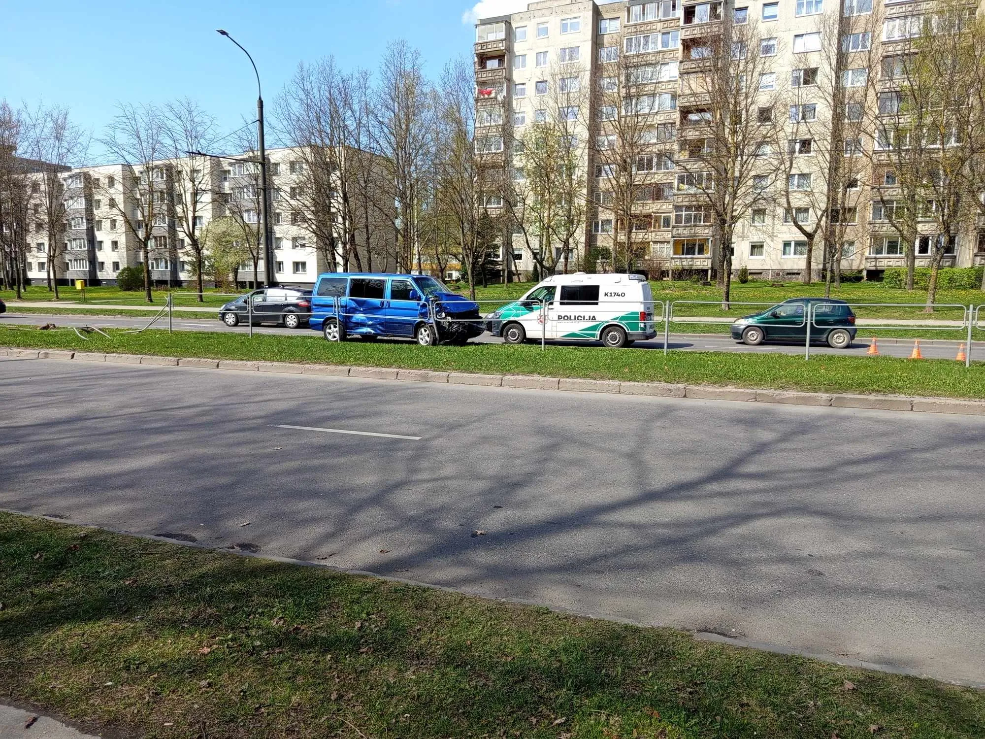 Avarija Šiaurės pr.  / Kas vyksta Kaune grupės nuotr.