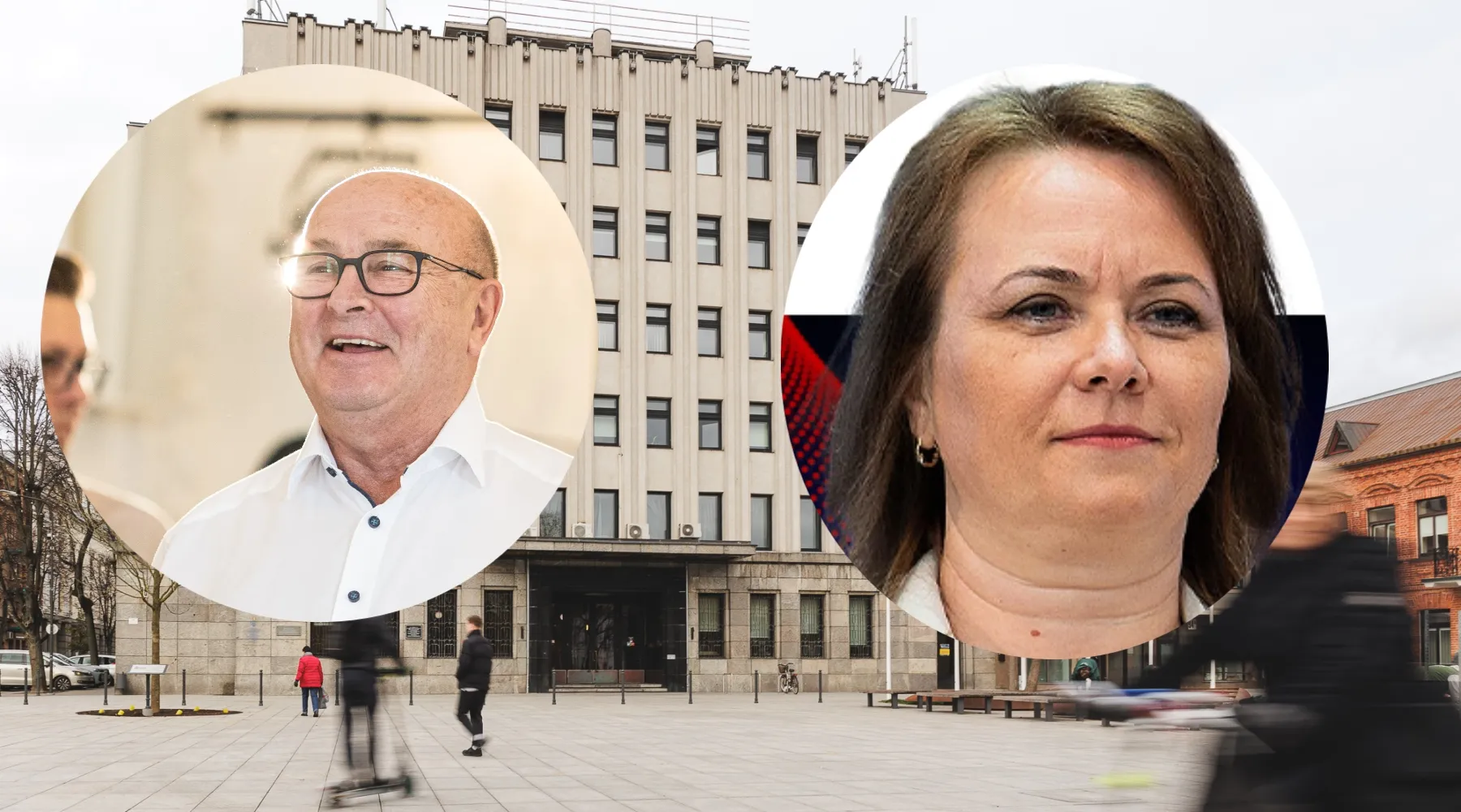 Kauno miesto savivaldybė, V. Matijošaitis, R. Šimkaitytė-Kudarauskė („Kas vyksta Kaune“ fotomontažas)