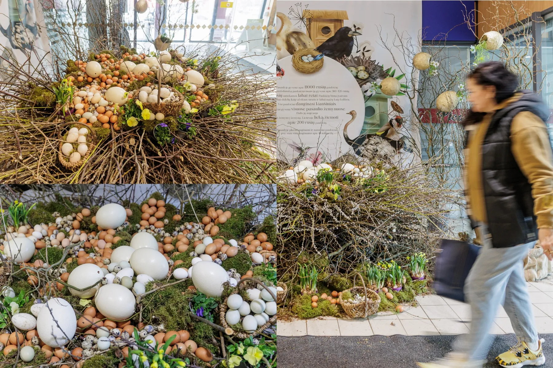 Velykinis gandro lizdas Vilijampolės turguje / R. Tenio nuotr.