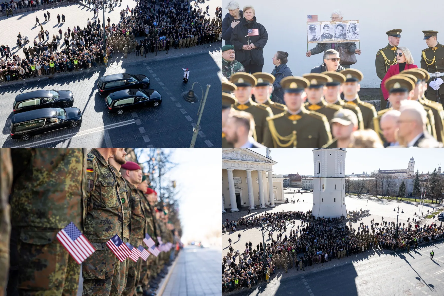 JAV karių pagerbimo ir išlydėjimo ceremonija / R. Riabovo, BNS nuotr.