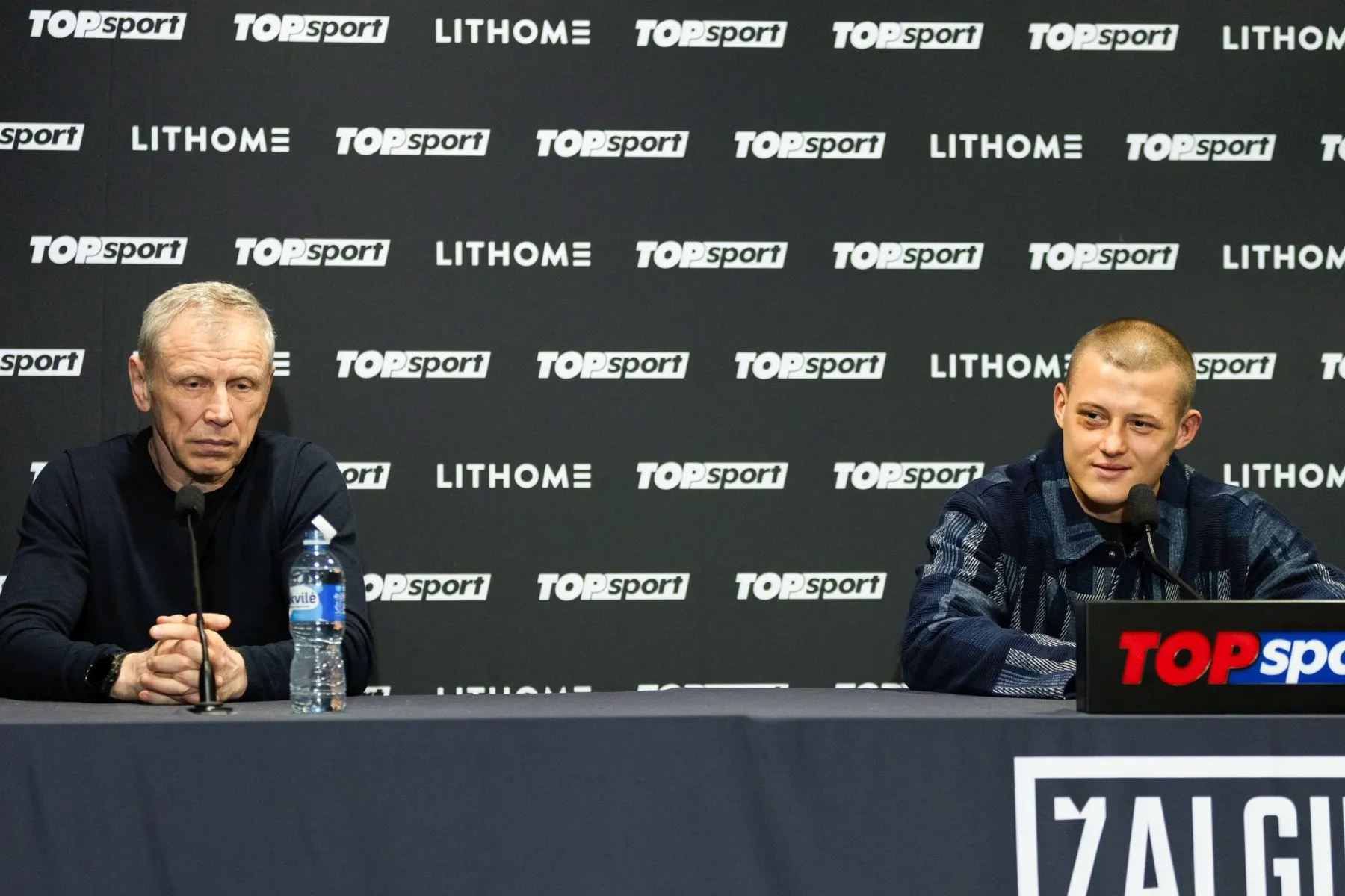 Eimanto Stanionio ir Vido Bružo spaudos konferencija / A. Barkausko, ELTOS nuotr.