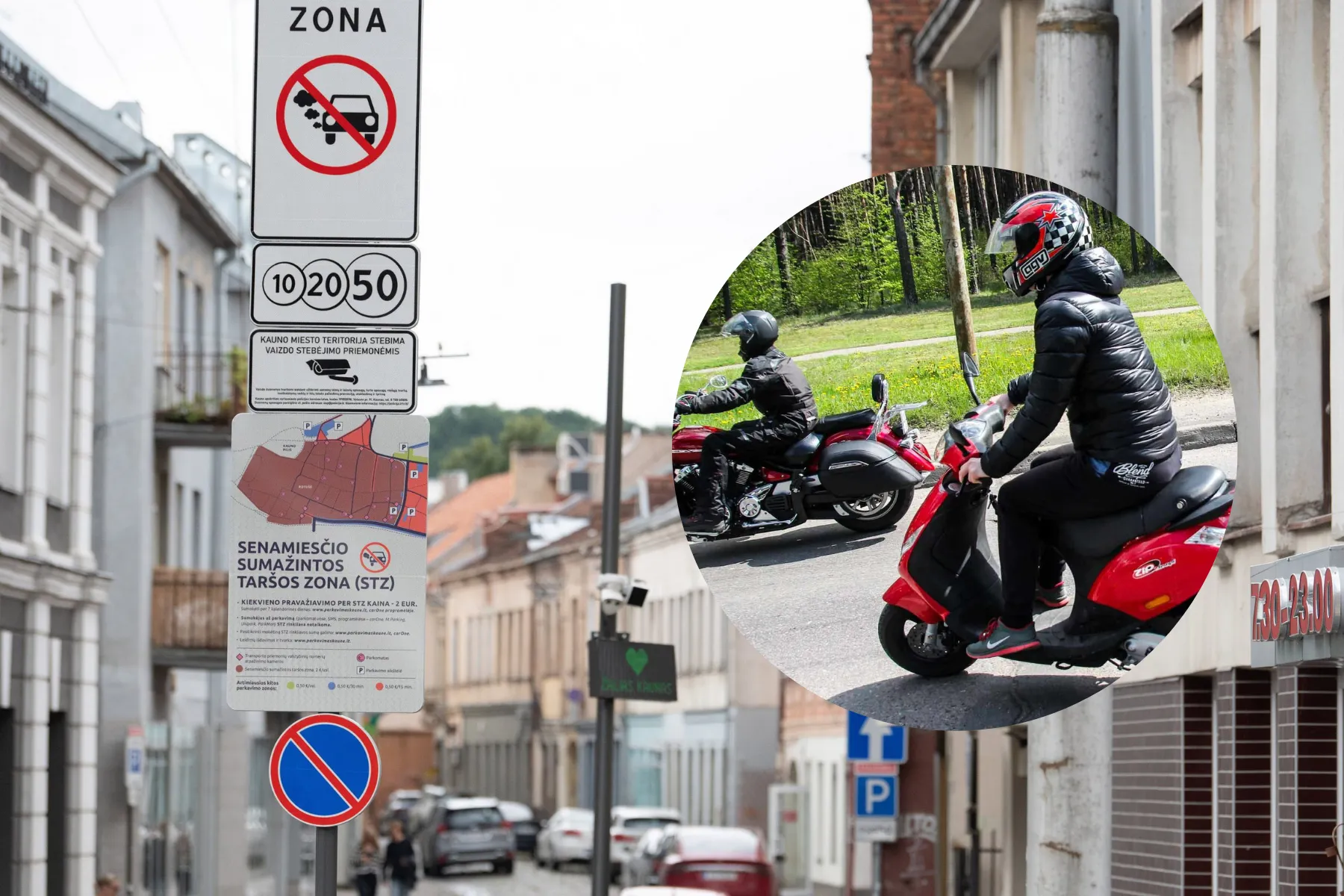 Sumažintos taršos zonas / Kaunas.lt ir R. Tenio nuotr.