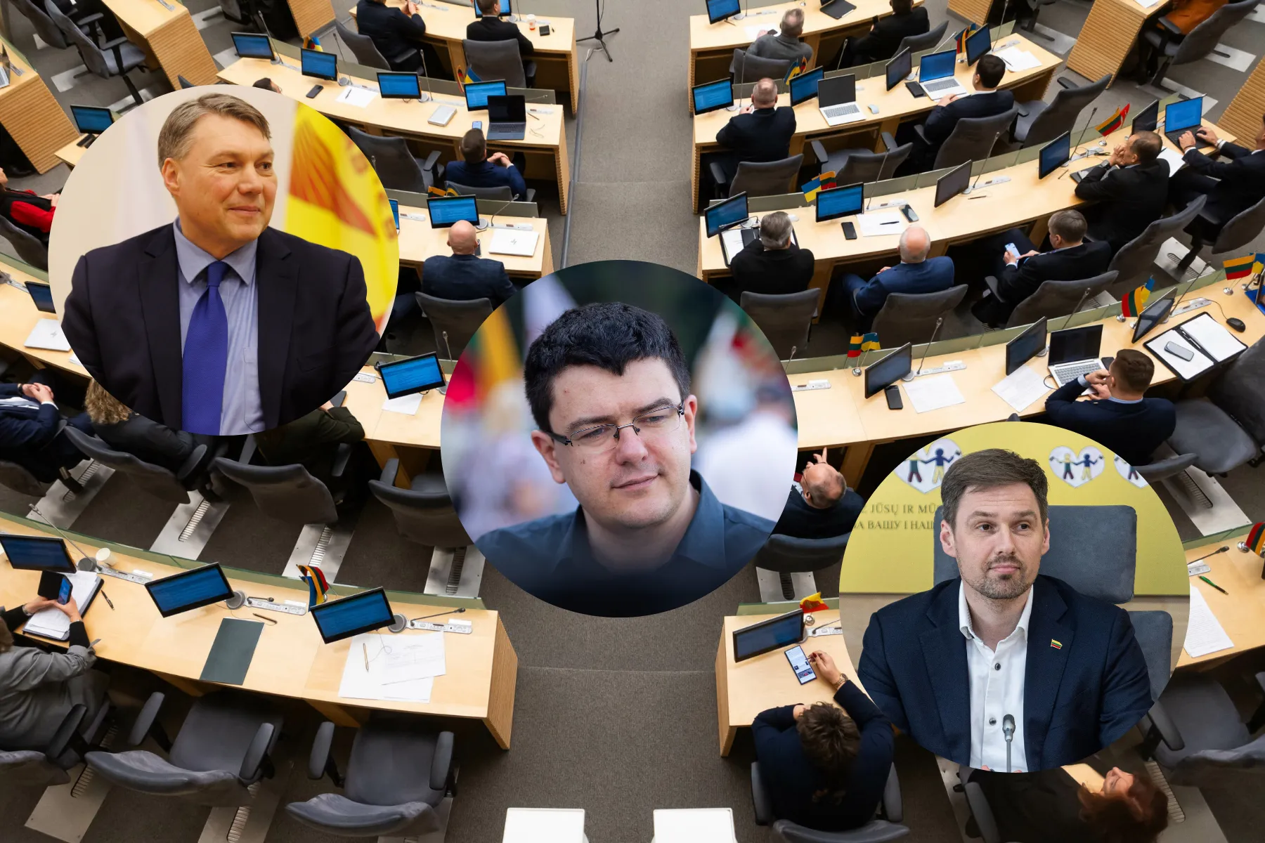 Dainius Varnas, Vytautas Sinica, Domas Griskevicius / BNS ir ELTOS nuotr.