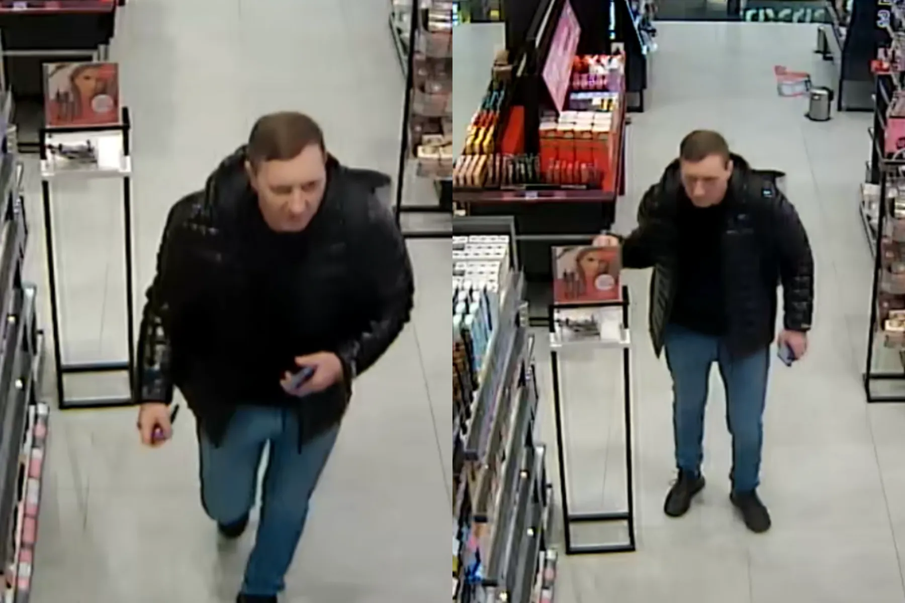 Policijos pareigūnai aiškinasi, kas pamiršo susimokėti už prekes / Kauno apskr. VPK nuotr.