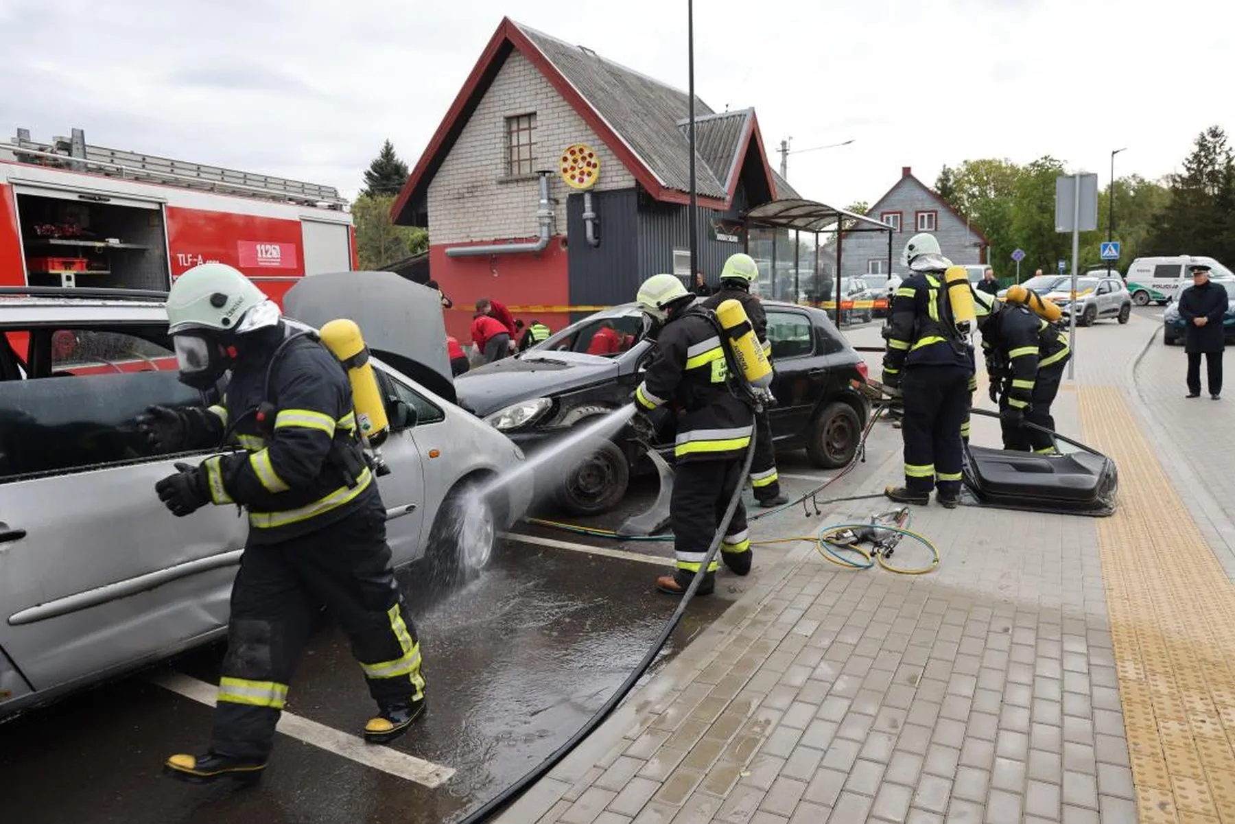Civilinės saugos pratybos / KRS nuotr.
