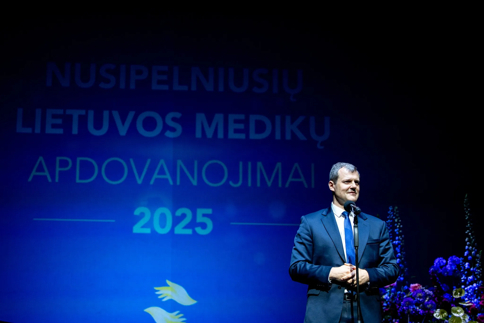 G. Paluckas lankėsi Kauno klinikose ir LSMU / L. Penek / LRV nuotr.