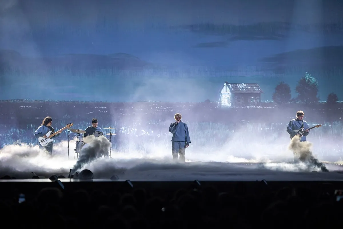 Grupė „Katarsis“ antrajame pusfinalyje / J. Kalinsko / Delfi nuotr.