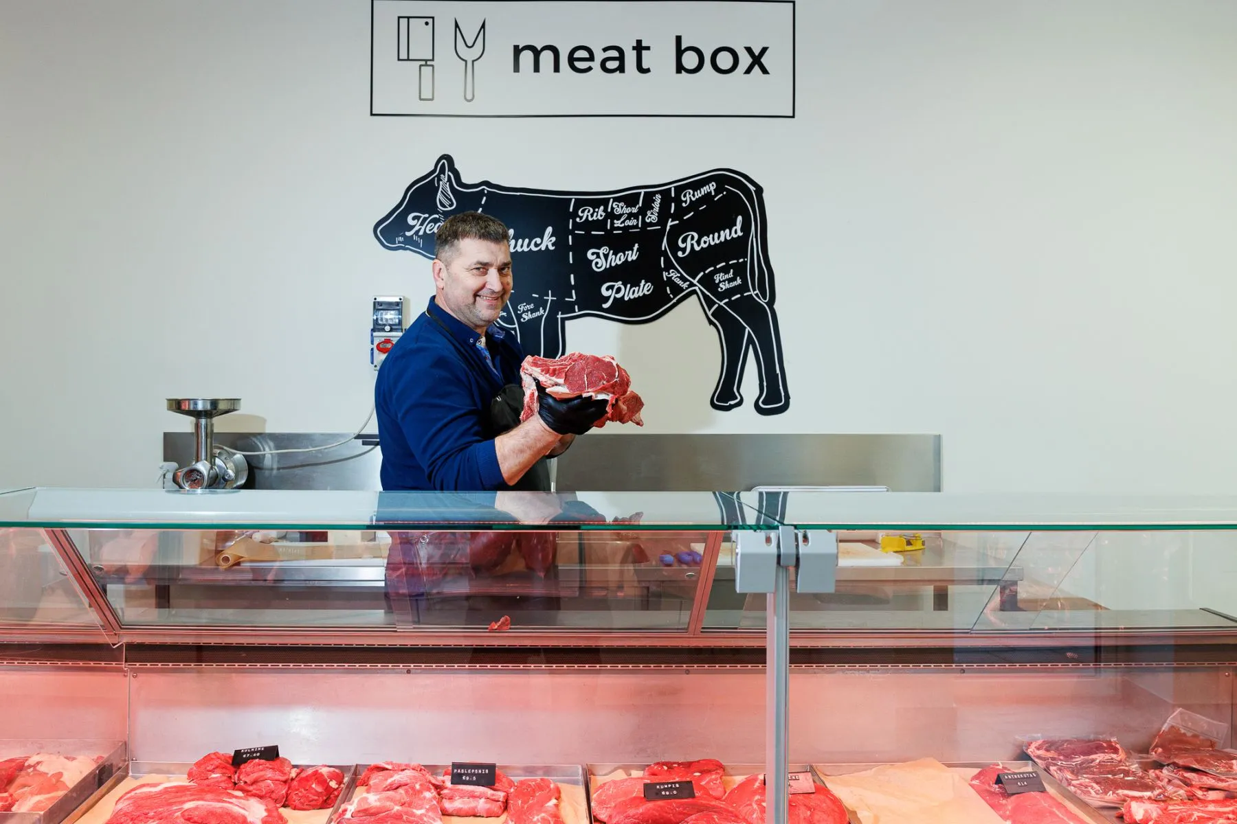 „Meat Box“ parduotuvė / R. Tenio nuotr.