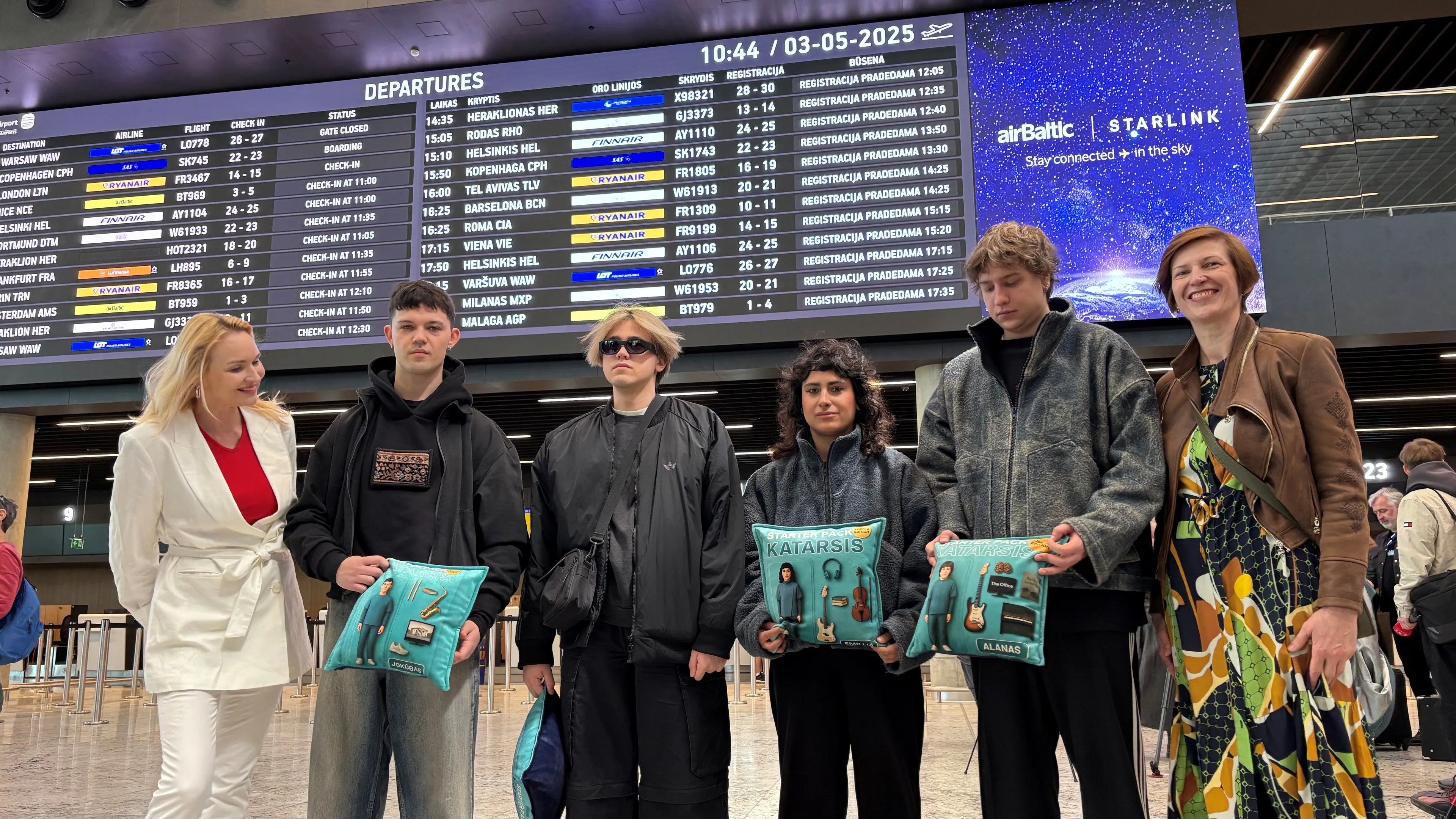 Grupės Katarsis išlydėtuvės į Euroviziją / Gjensidige nuotr.