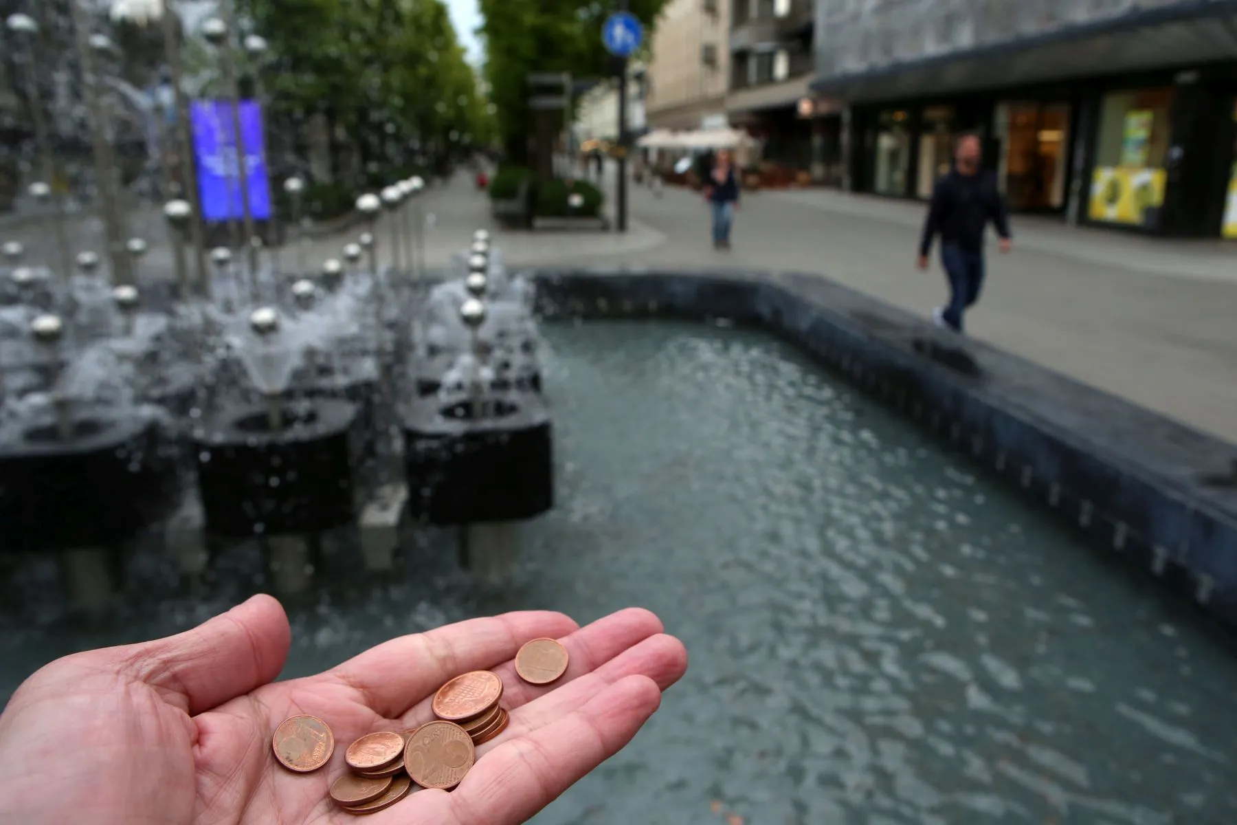 Laisvės alėjos fontanas / M. Patašiaus nuotr.