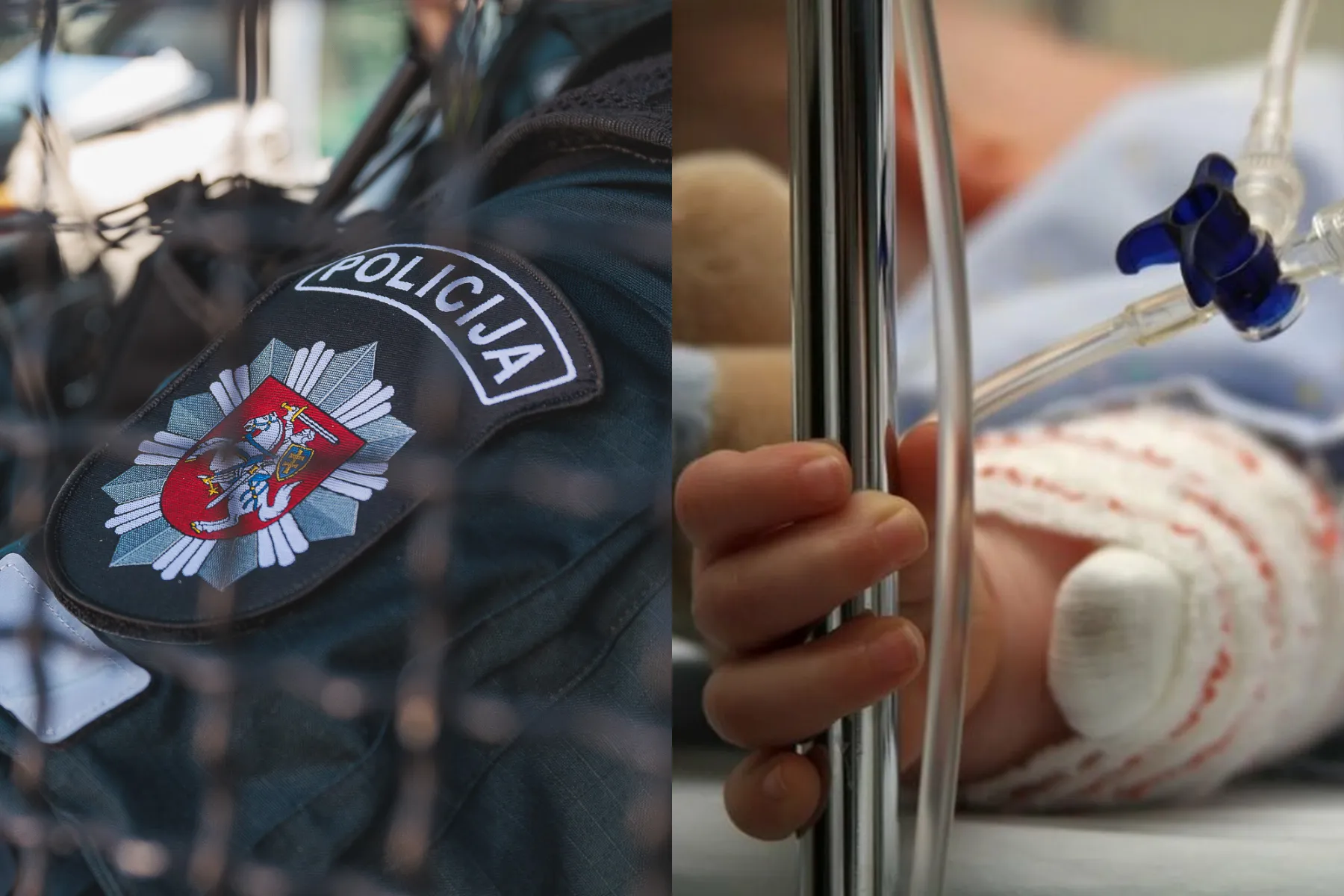 Kūdikis, ligoninė, vaikas, policija