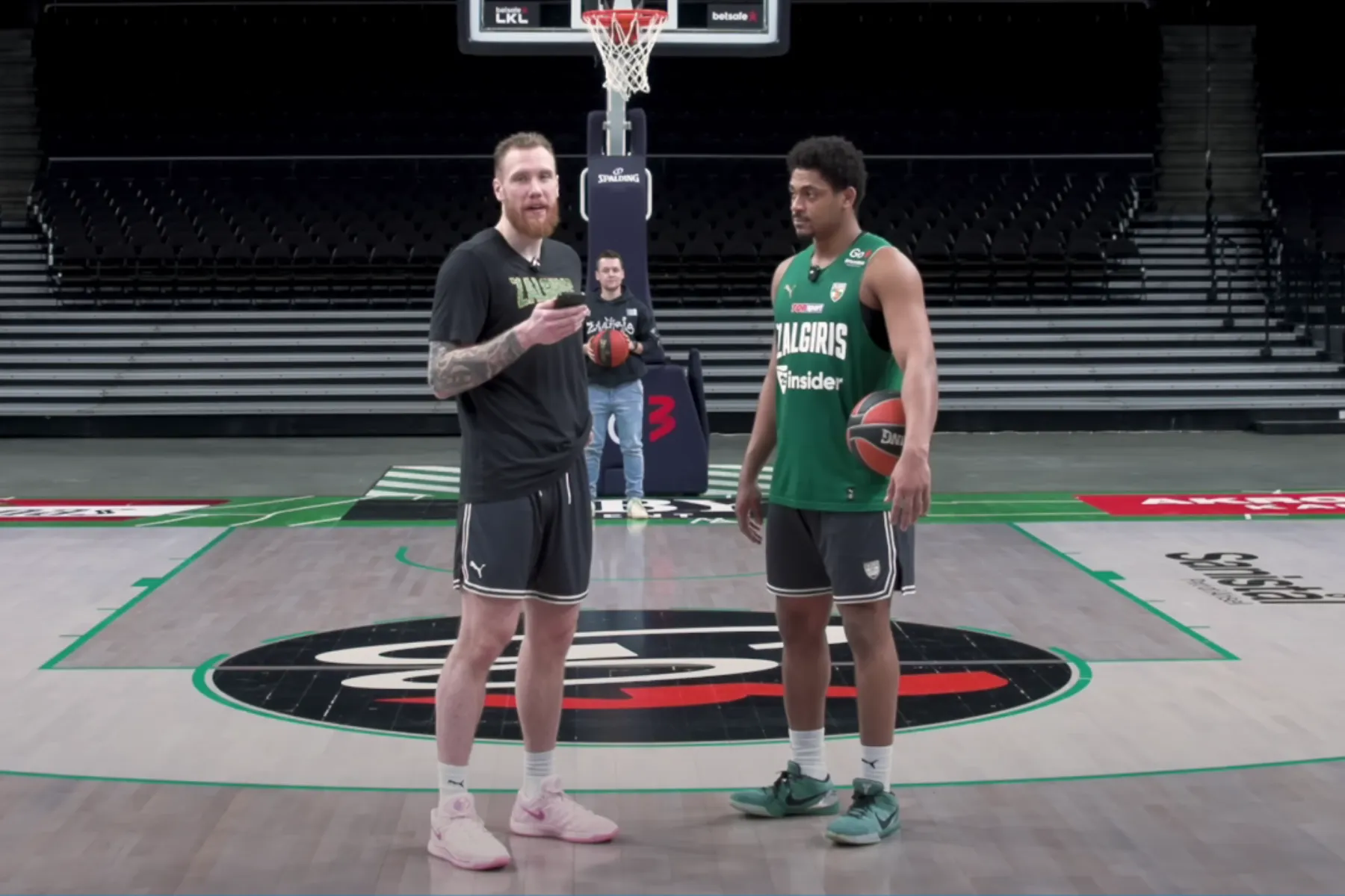 Ignas Brazdeikis ir Mattas Mitchellas