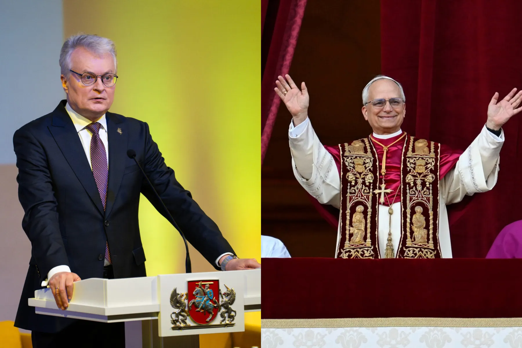 Gitanas Nausėda, Popiežius Leonas XIV