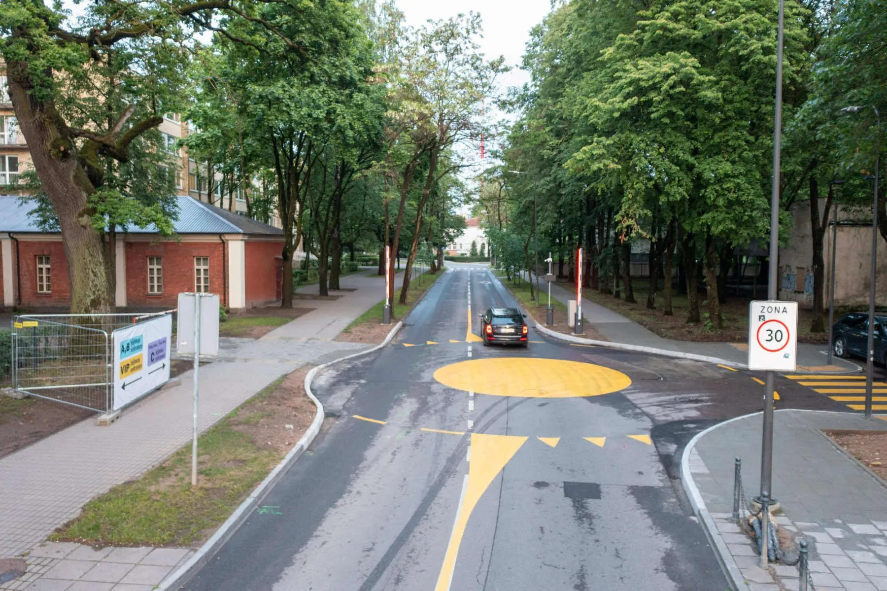 Nauja žiedinė sankryža Perkūno al. / Kas vyksta nuotr.