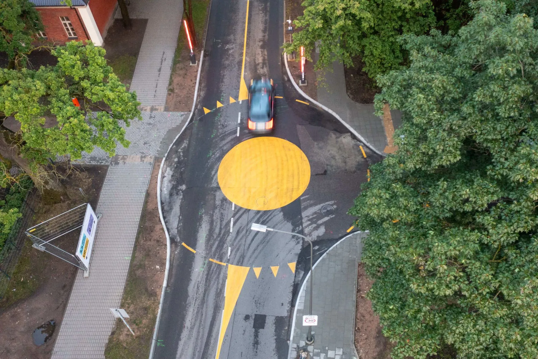 Nauja žiedinė sankryža Perkūno al. / Kas vyksta nuotr.