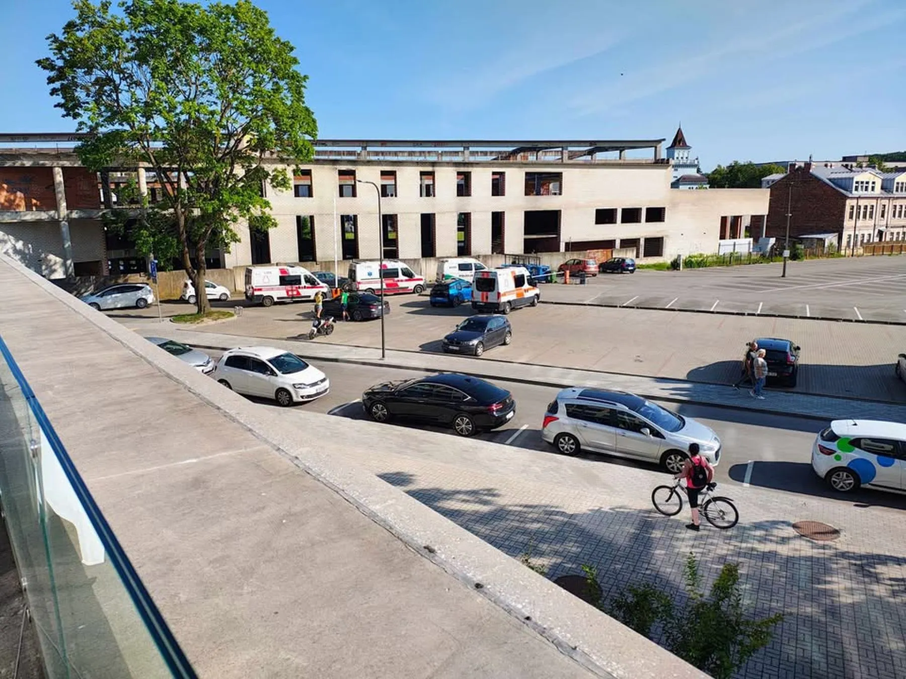 Gausios specialiųjų tarnybų pajėgos Kauno centre / Skaitytojo nuotr.