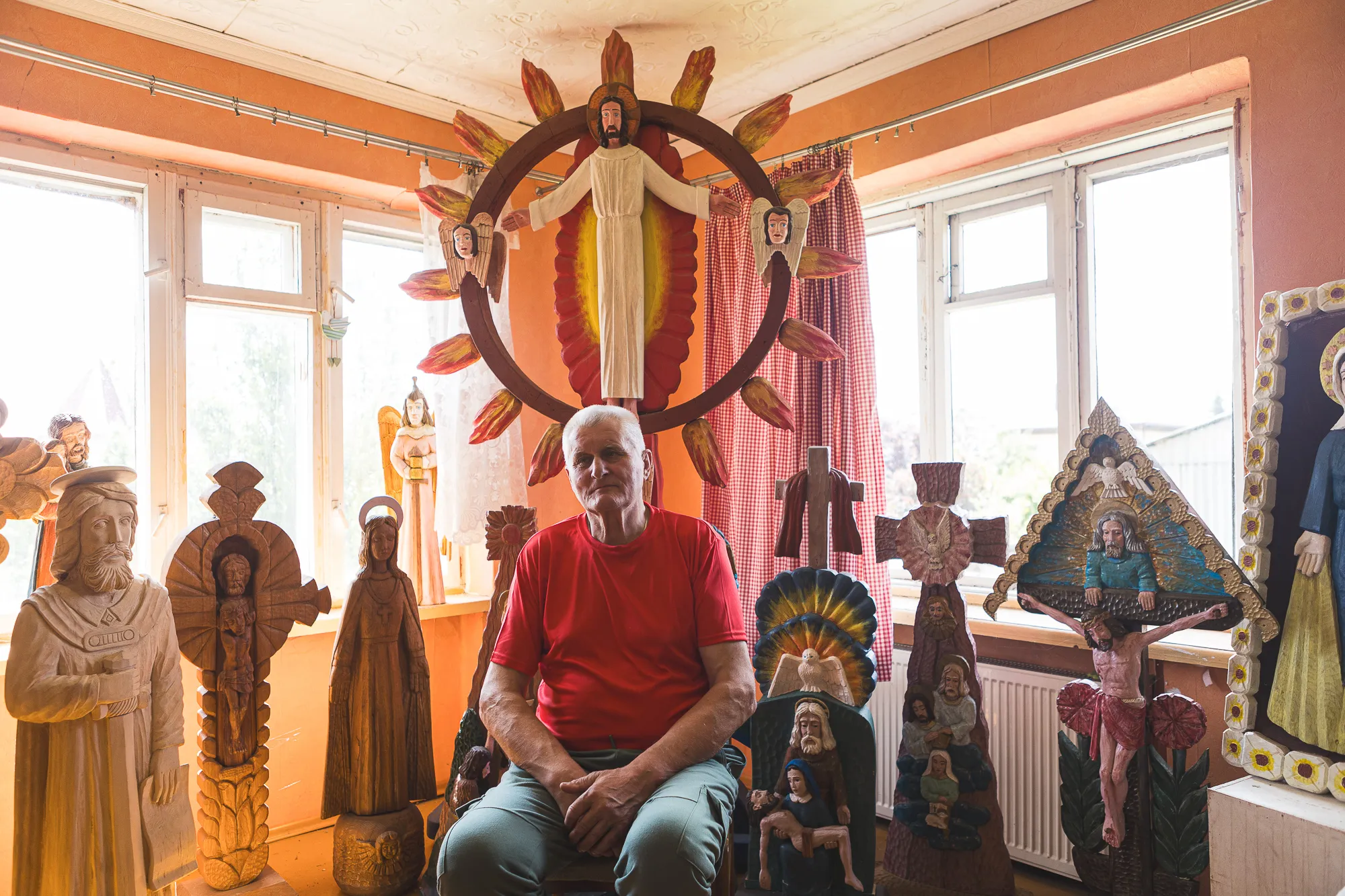 Medžio drožėjas / R. Tenio nuotr.