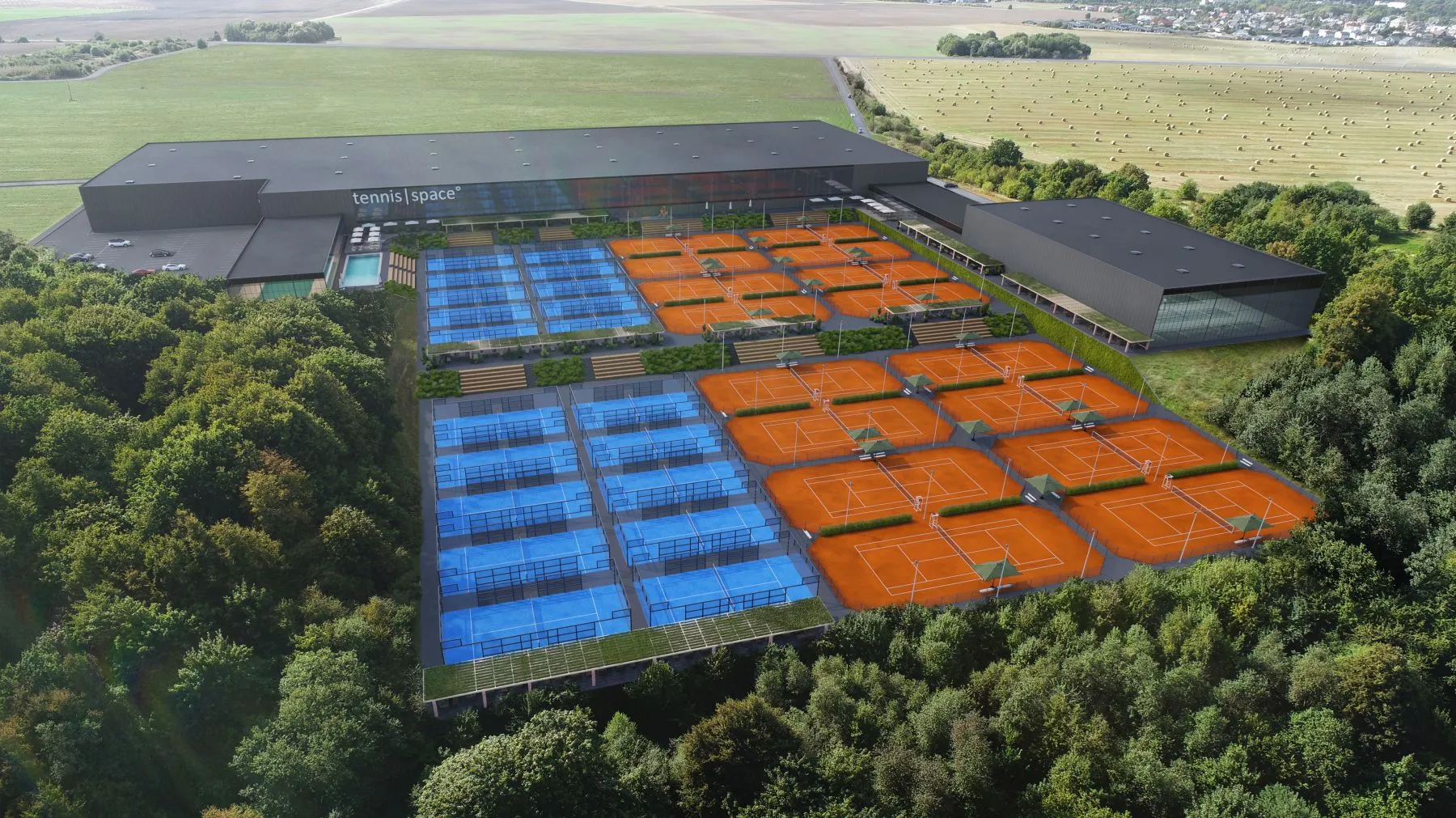 „Tennis Space“ sporto kompleksas Noreikiškėse / Organizatorių nuotr.