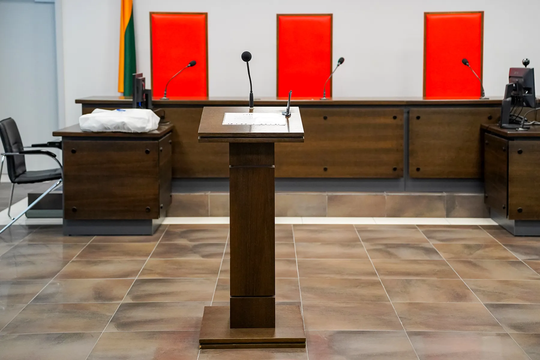 S. Liudžio baudžiamoji byla Kauno apygardos teisme (I. Klimavičiūtės nuotr.)