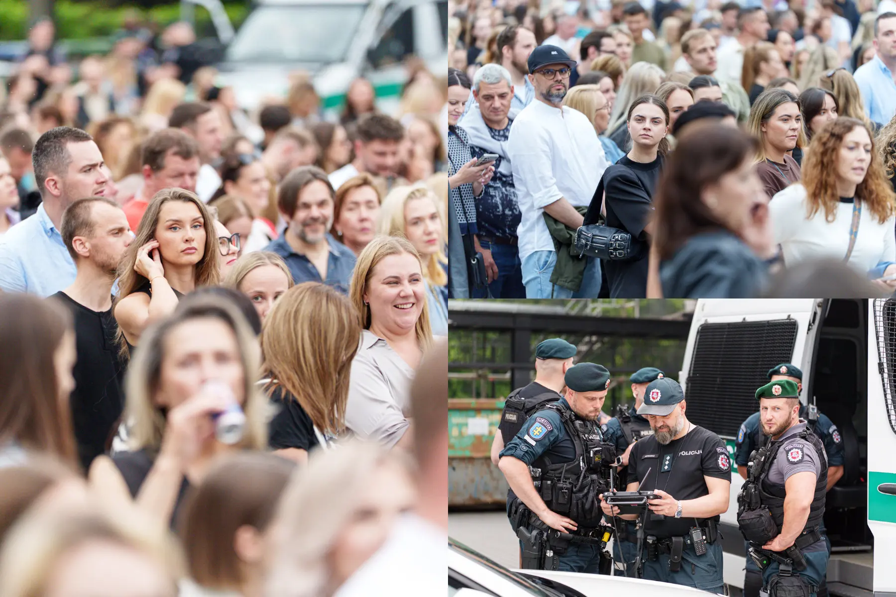 Minios gerbėjų renkasi į J. Timberlake koncertą / R. Tenio nuotr.