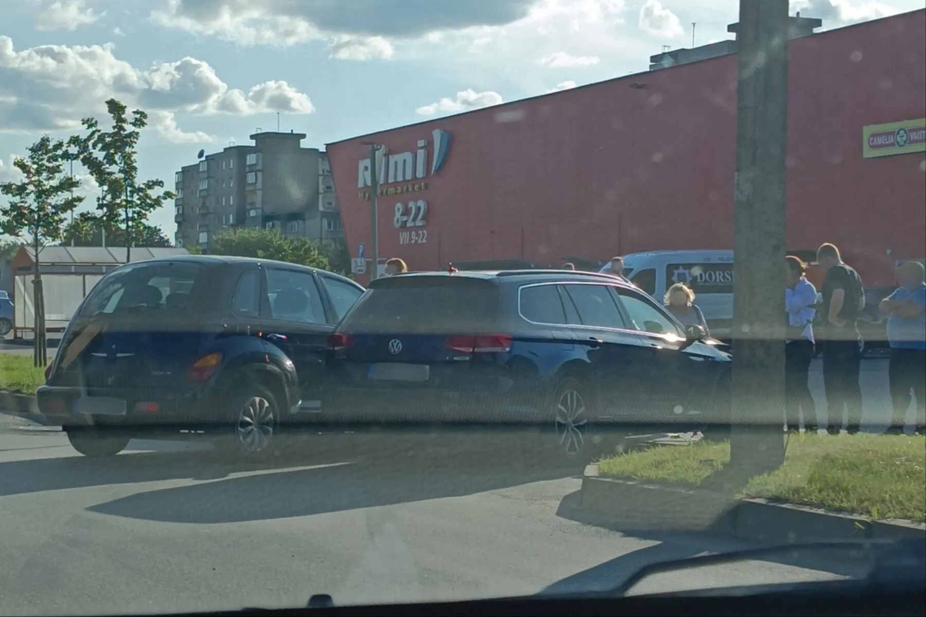 Avarija Šilainiuose / Skaitytojų nuotr.