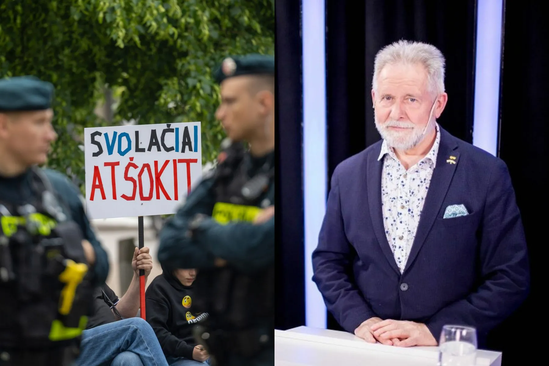 Protestas prieš NT mokestį ir A. Sysas