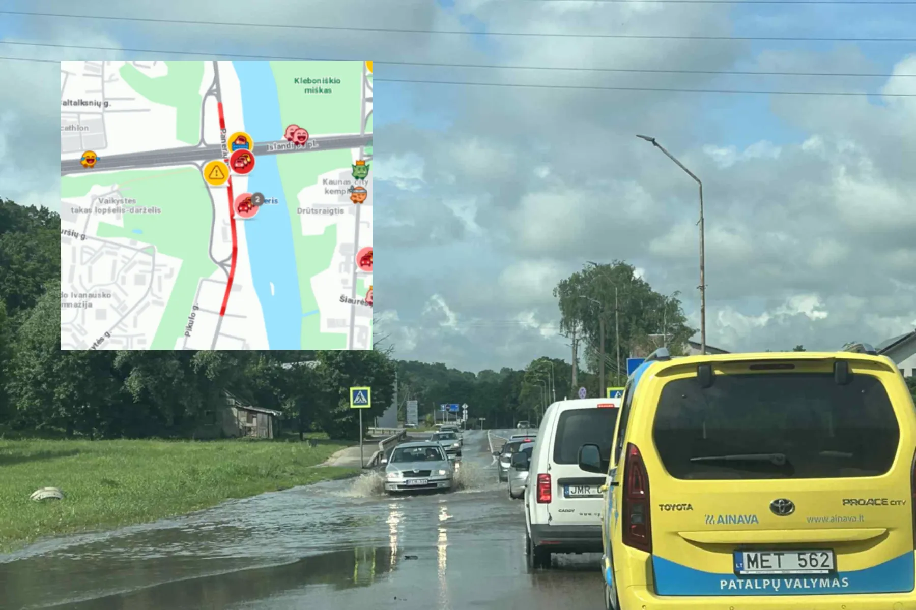 Didelė bala kelyje link Lapių / Skaitytojų nuotr.