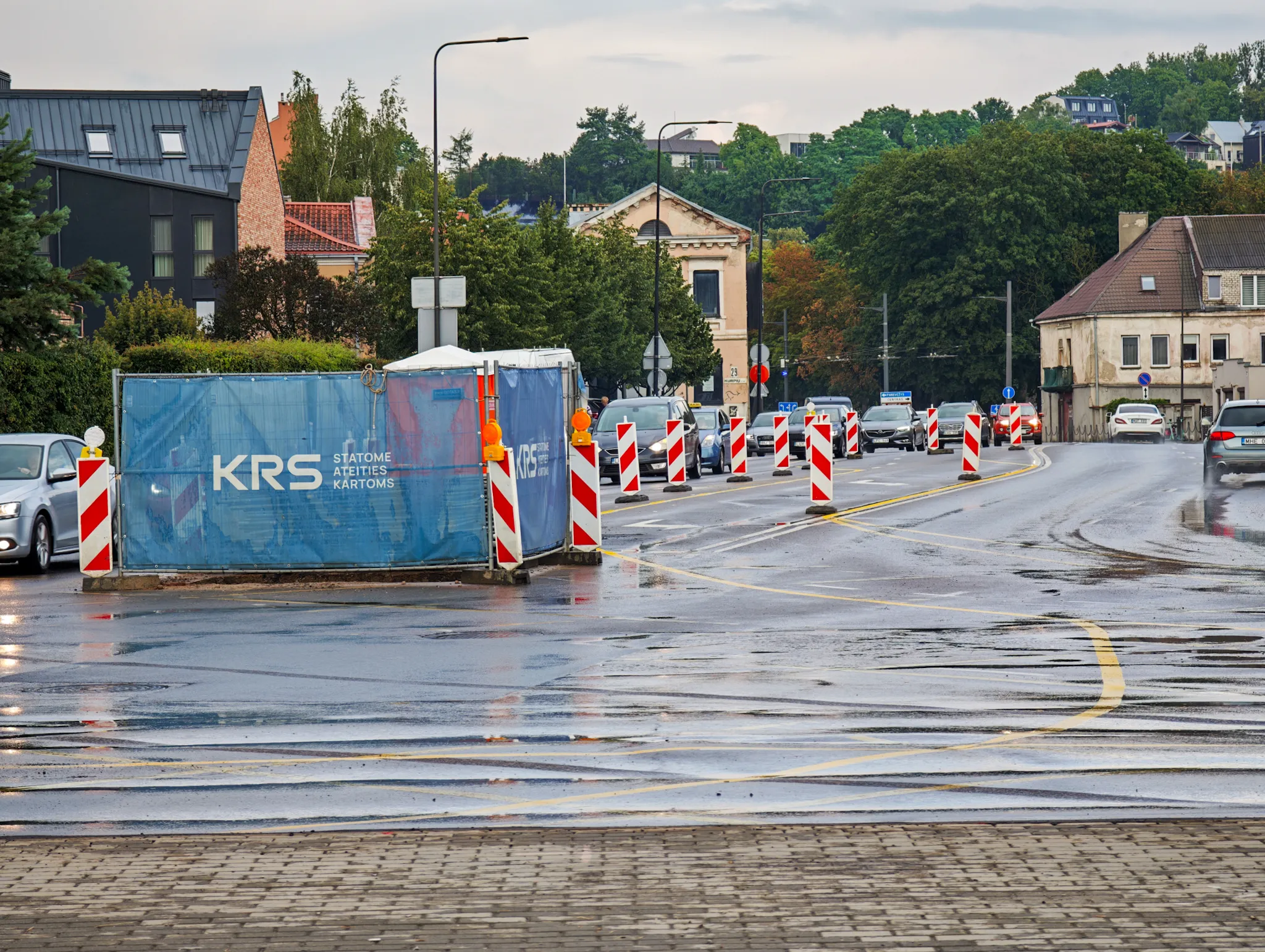 Birštono gatvės sankryža / R. Tenio nuotr.