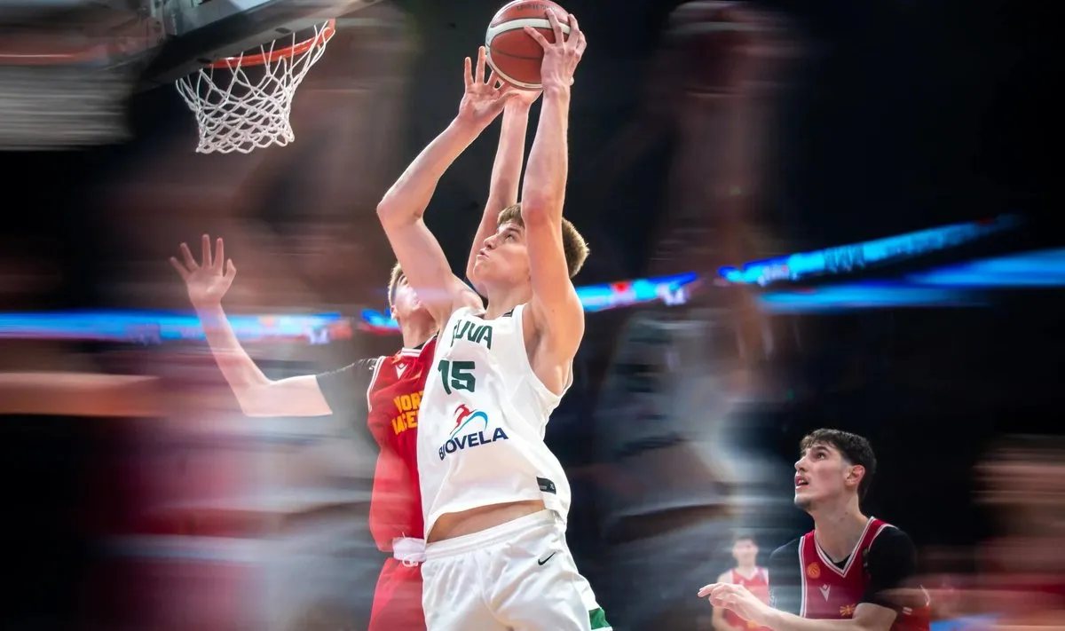 Lietuviai Europos jaunių čempionatą pradėjo triuškinančia pergale / FIBA nuotr.
