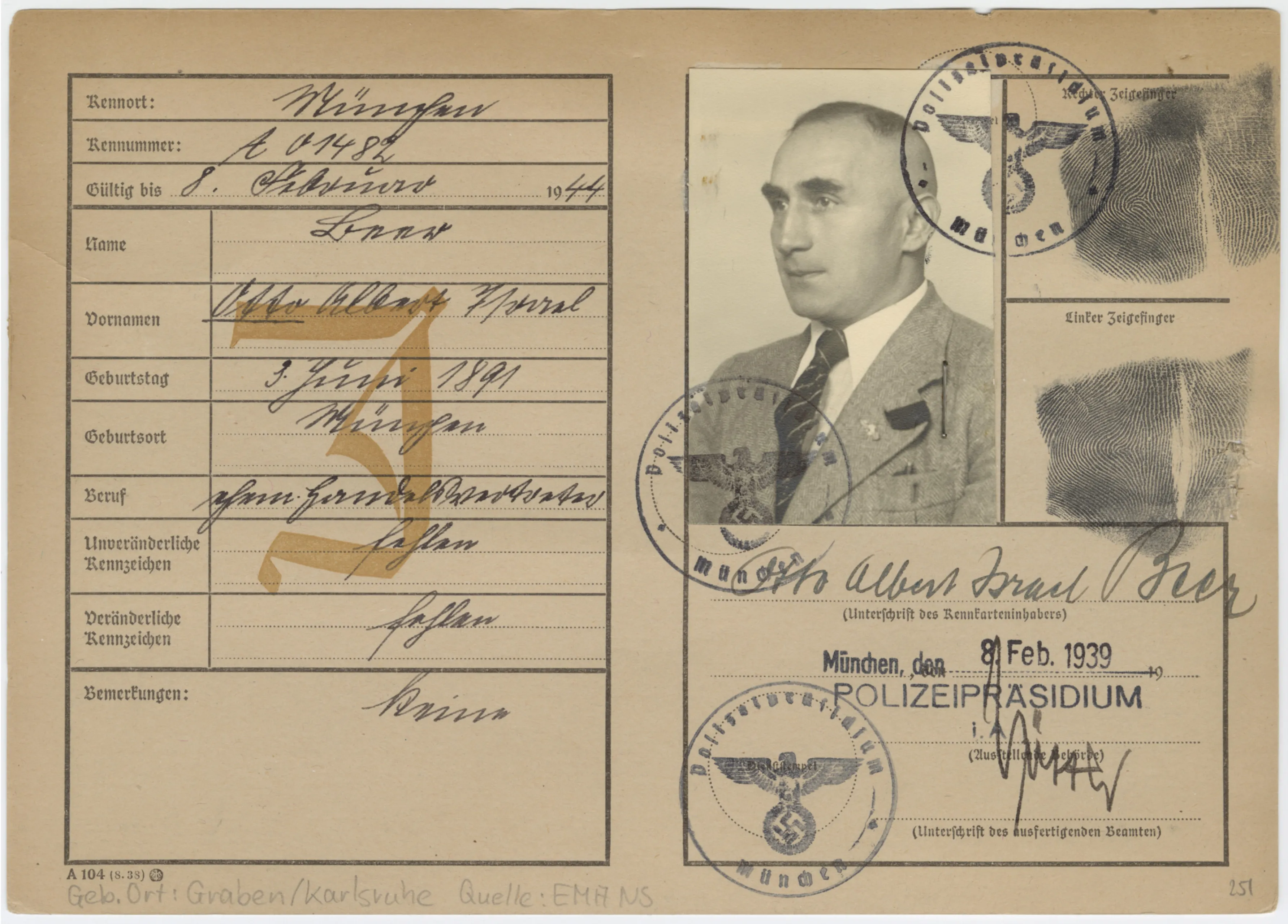 3 o a byro asmens dokumentas su pazymeta j raide rodancia zydiska kilme de 1992 kkd 0251