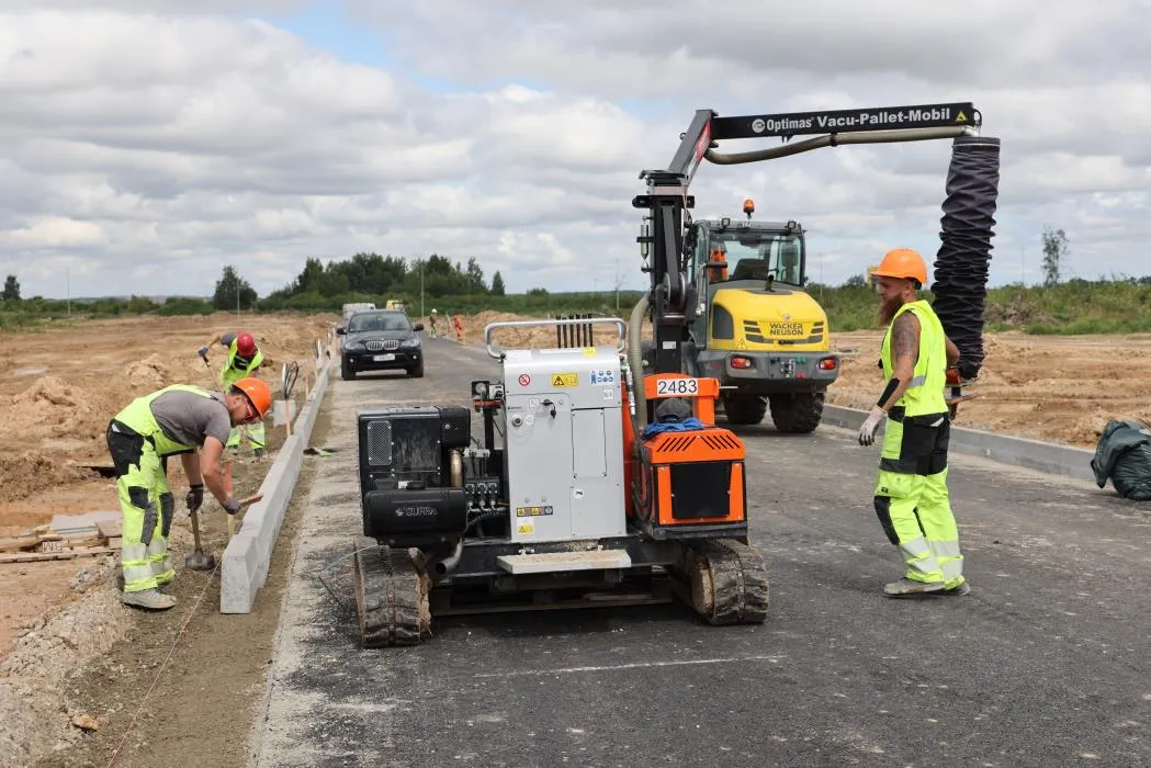 Statybų darbai pakaunėje / KRS nuotr.