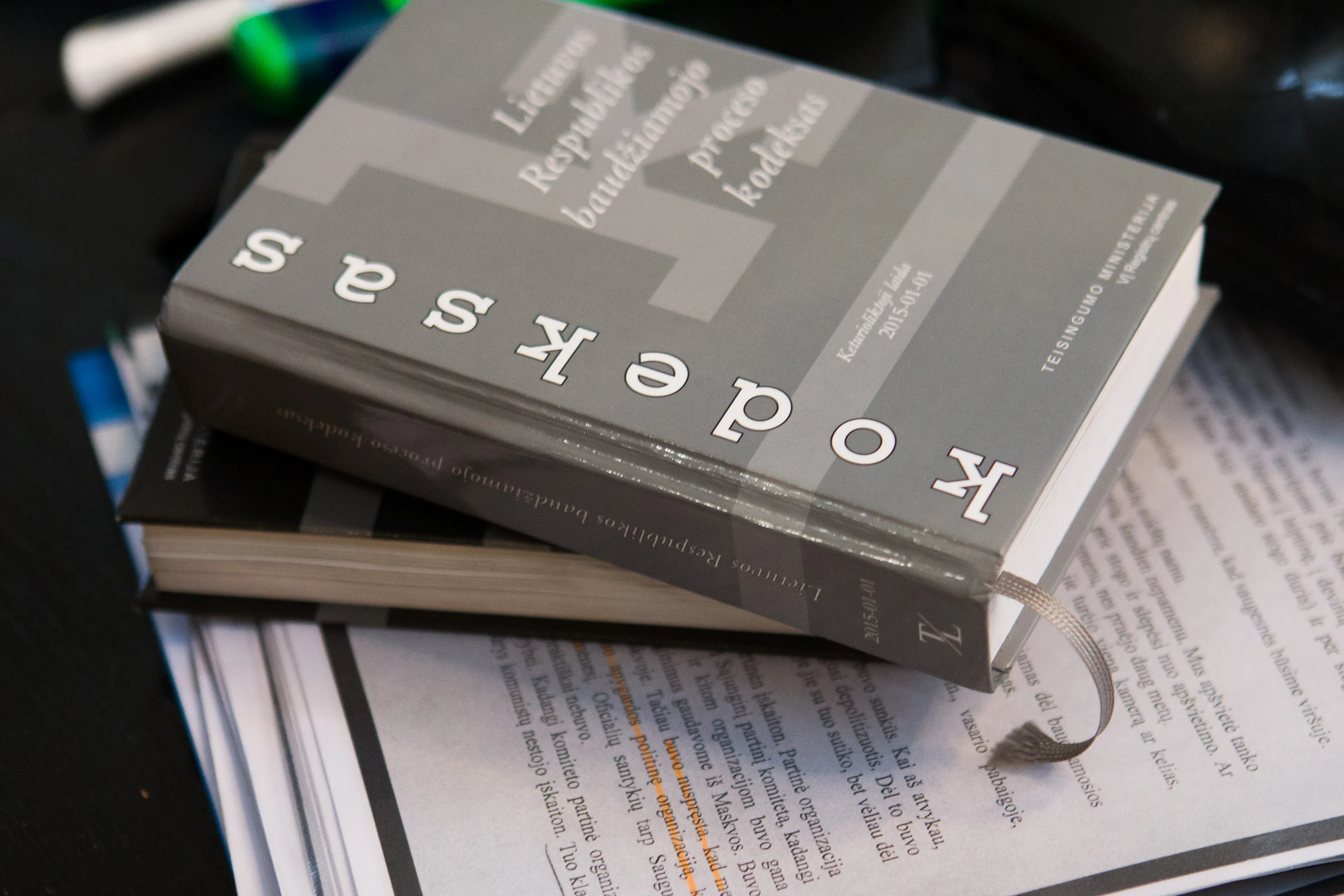 Baudžiamasis kodeksas / BNS nuotr.