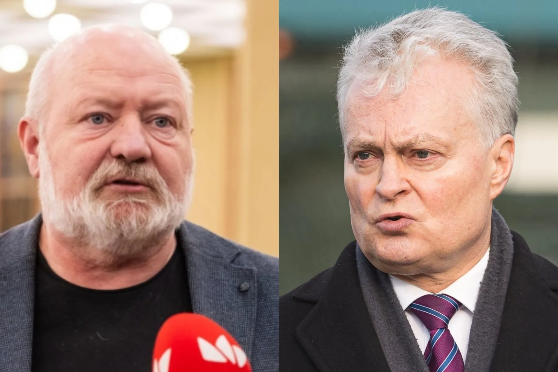 Eugenijus Gentvilas ir Gitanas Nausėda / BNS ir R. Tenio nuotr.